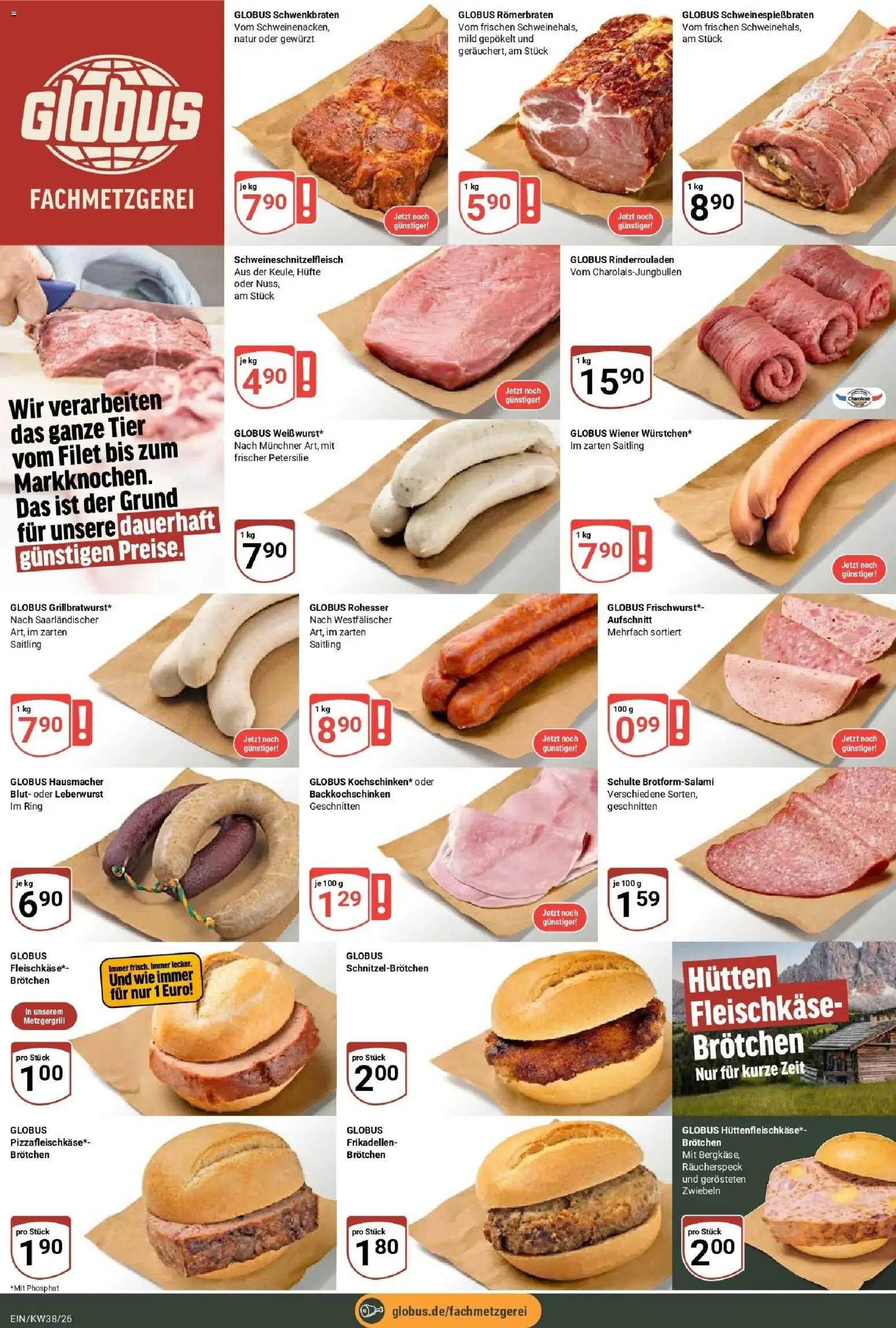 Globus Prospekt Homburg-Einöd (ab 14.09.2026) » Angebote online | Seite: 10 | Produkte: Rinderrouladen, Zwiebeln, Petersilie