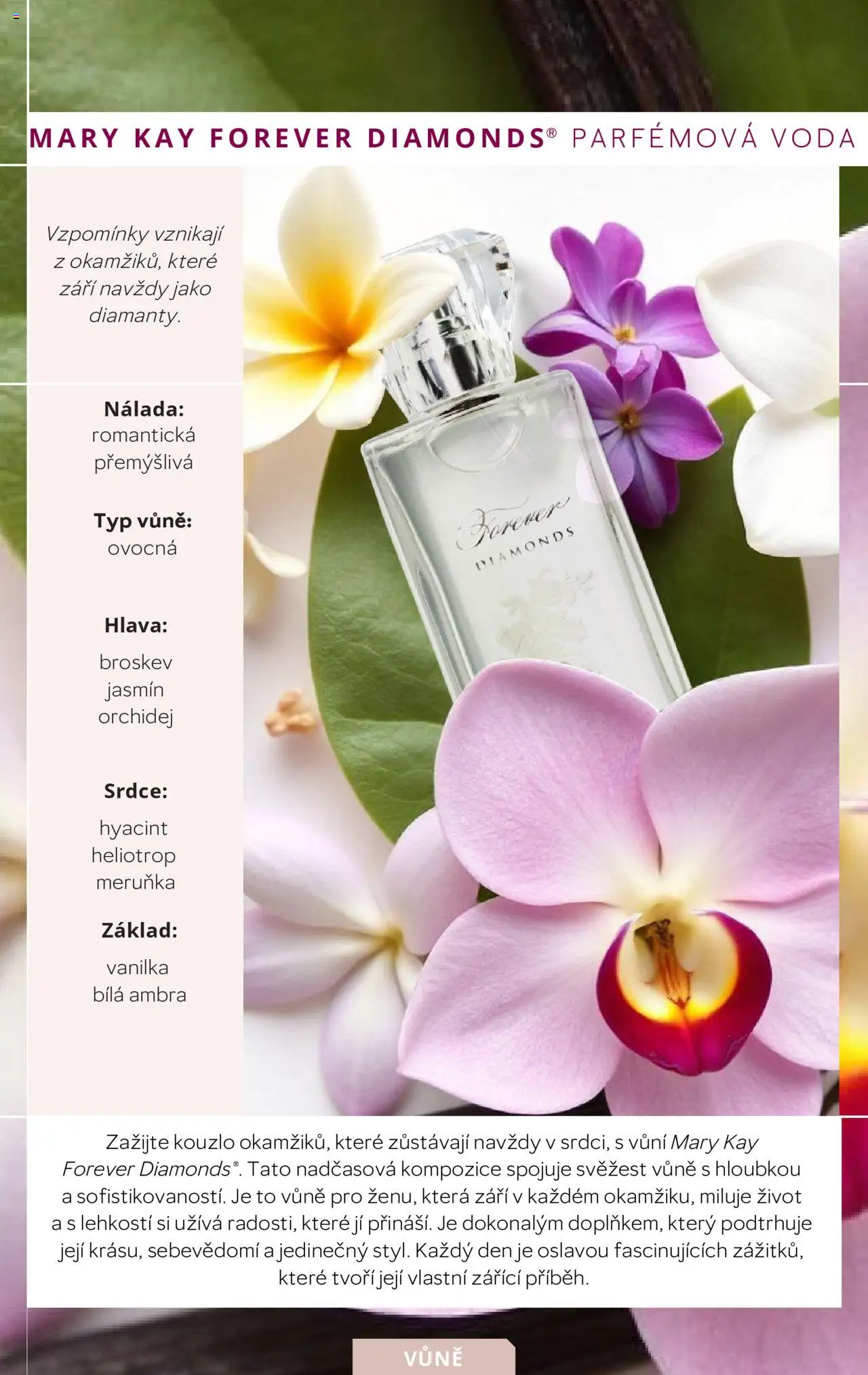 Mary Kay katalog vůní od 07.12.2024 | Strana: 17 | Produkty: Voda, Orchidej, Vanilka