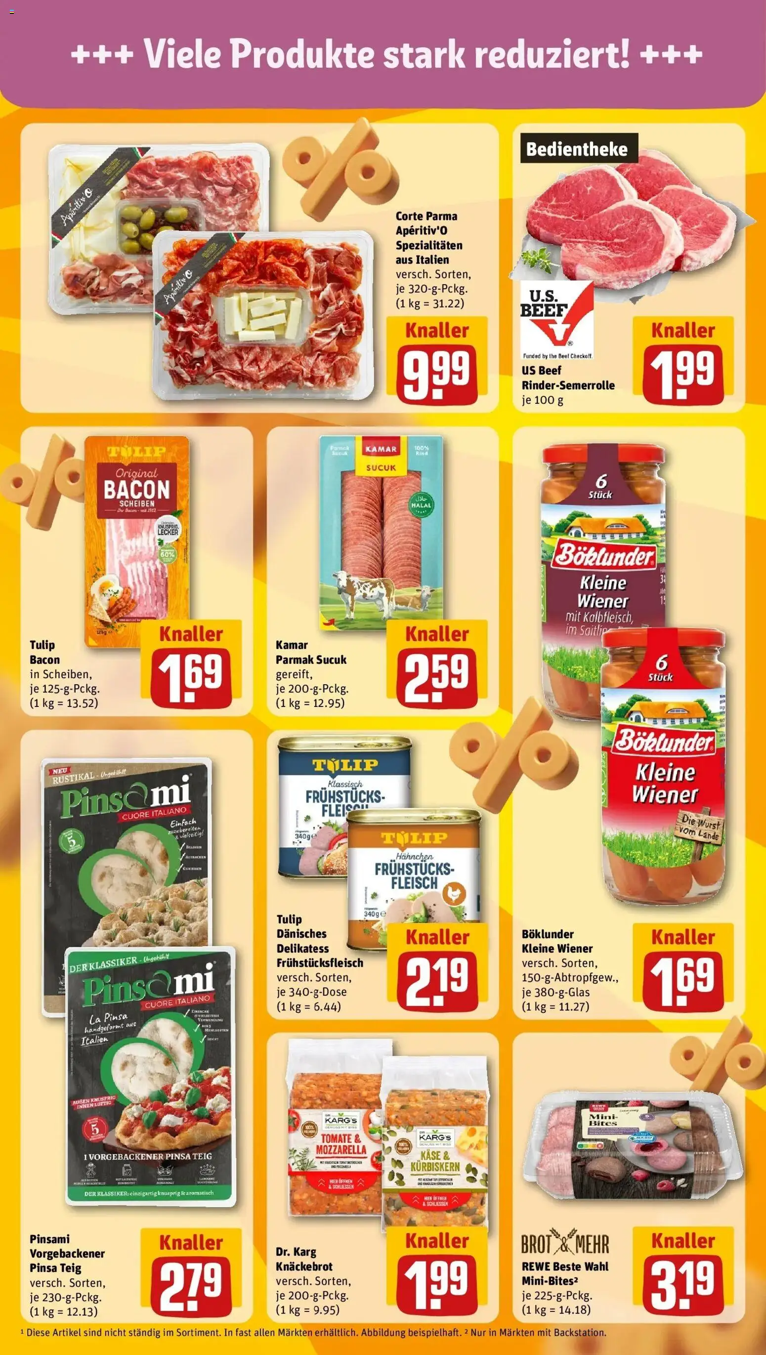 Rewe prospekt Bielefeld	 – gültig ab 22.02.2026 | Seite: 21 | Produkte: Käse, Brot, Pizza, Fleisch