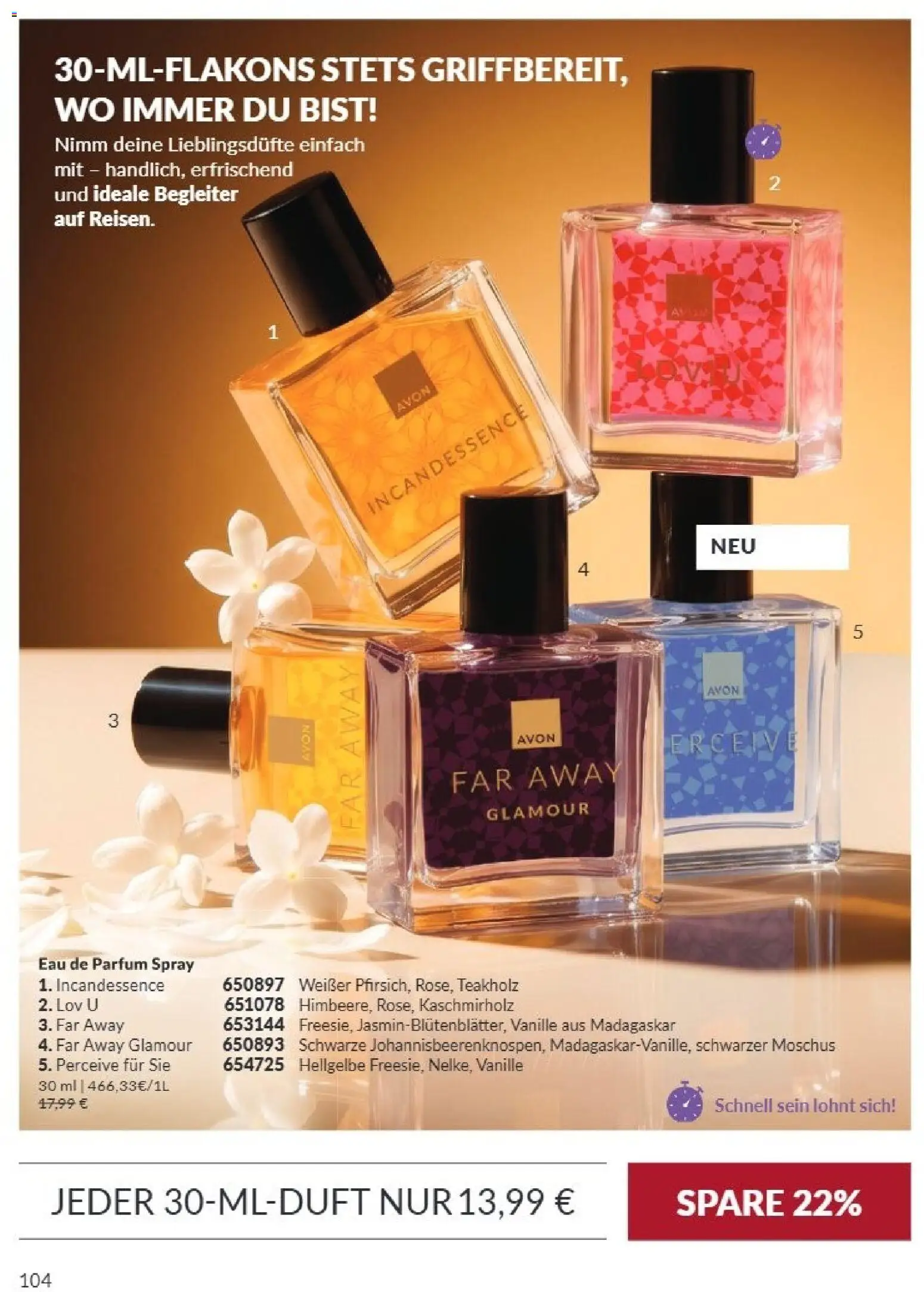 AVON Katalog September 2026 – gültig ab 01.09.2026 | Seite: 100 | Produkte: Parfüm, Vanille, Eau de Parfum