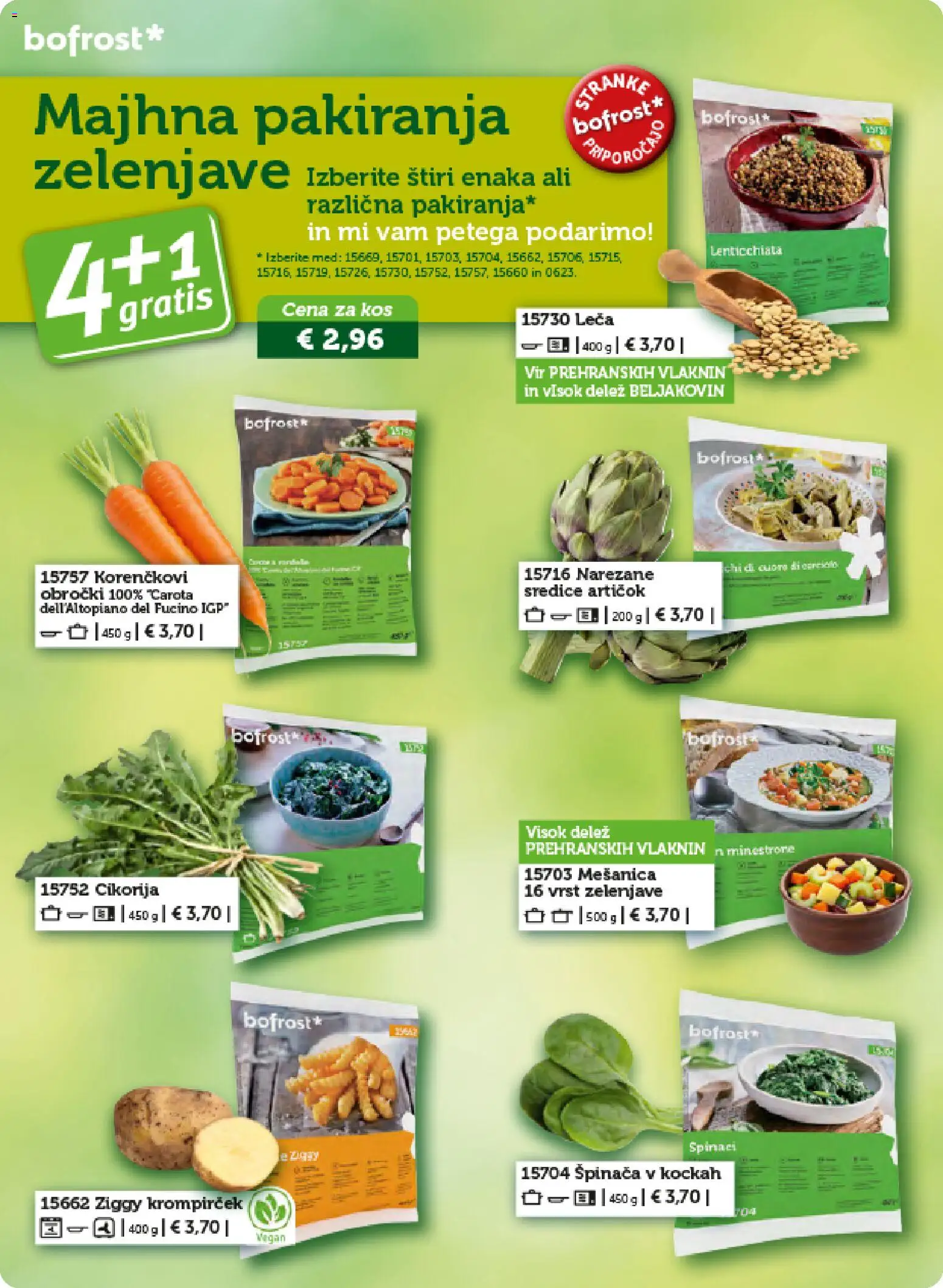 Novi Bofrost katalog ponudbe – veljaven od 01.02.2026 | Stran: 58 | Izdelki: Med, Kos, Leča