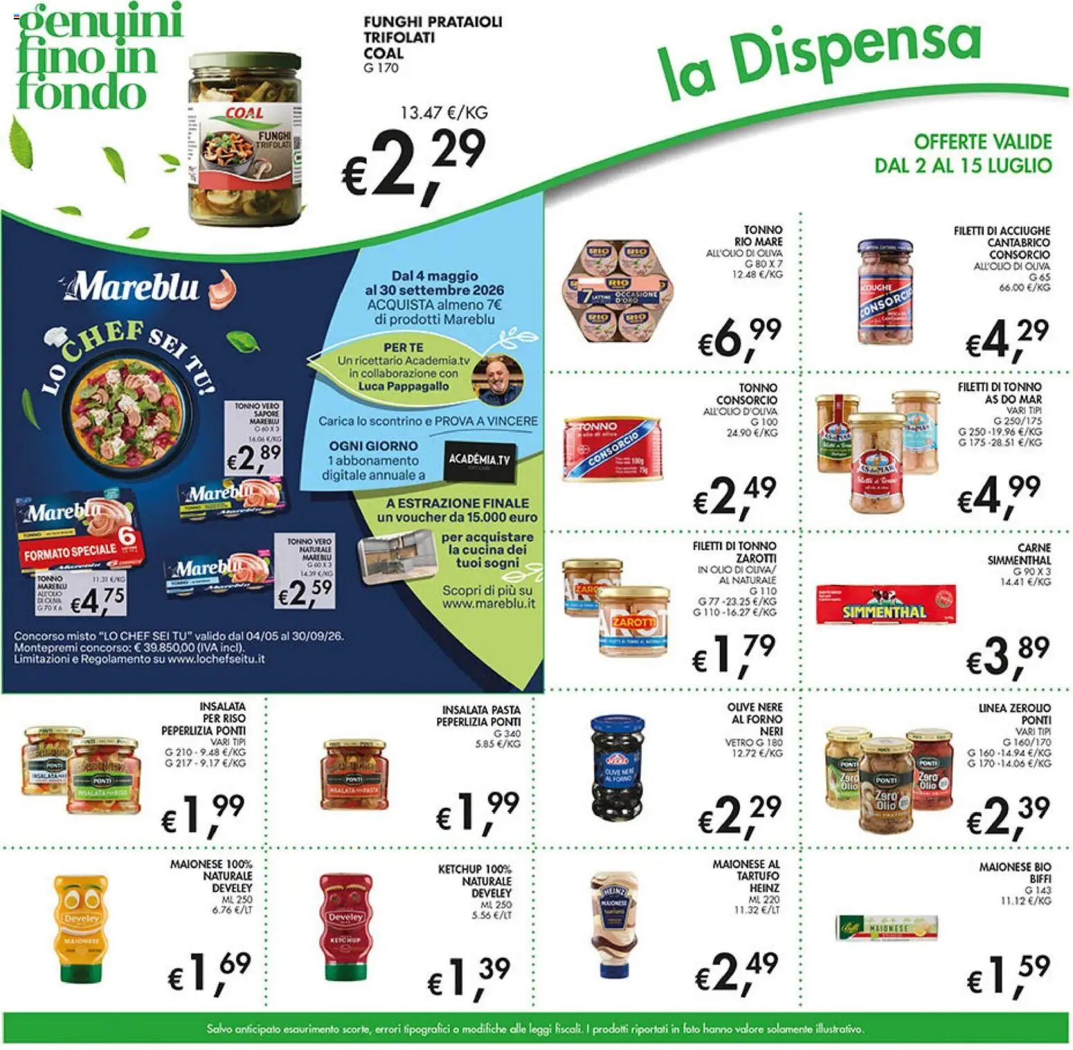 Volantino Coal del 02/07/2026 | Pagina: 21 | Prodotti: Tartufo, Riso, Acciughe, Tonno