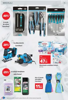 Ofertele Carrefour valabile de la 23.09.2026 | Pagină: 35 | Produse: Pară, Scule de mana, Cremă, Lavete