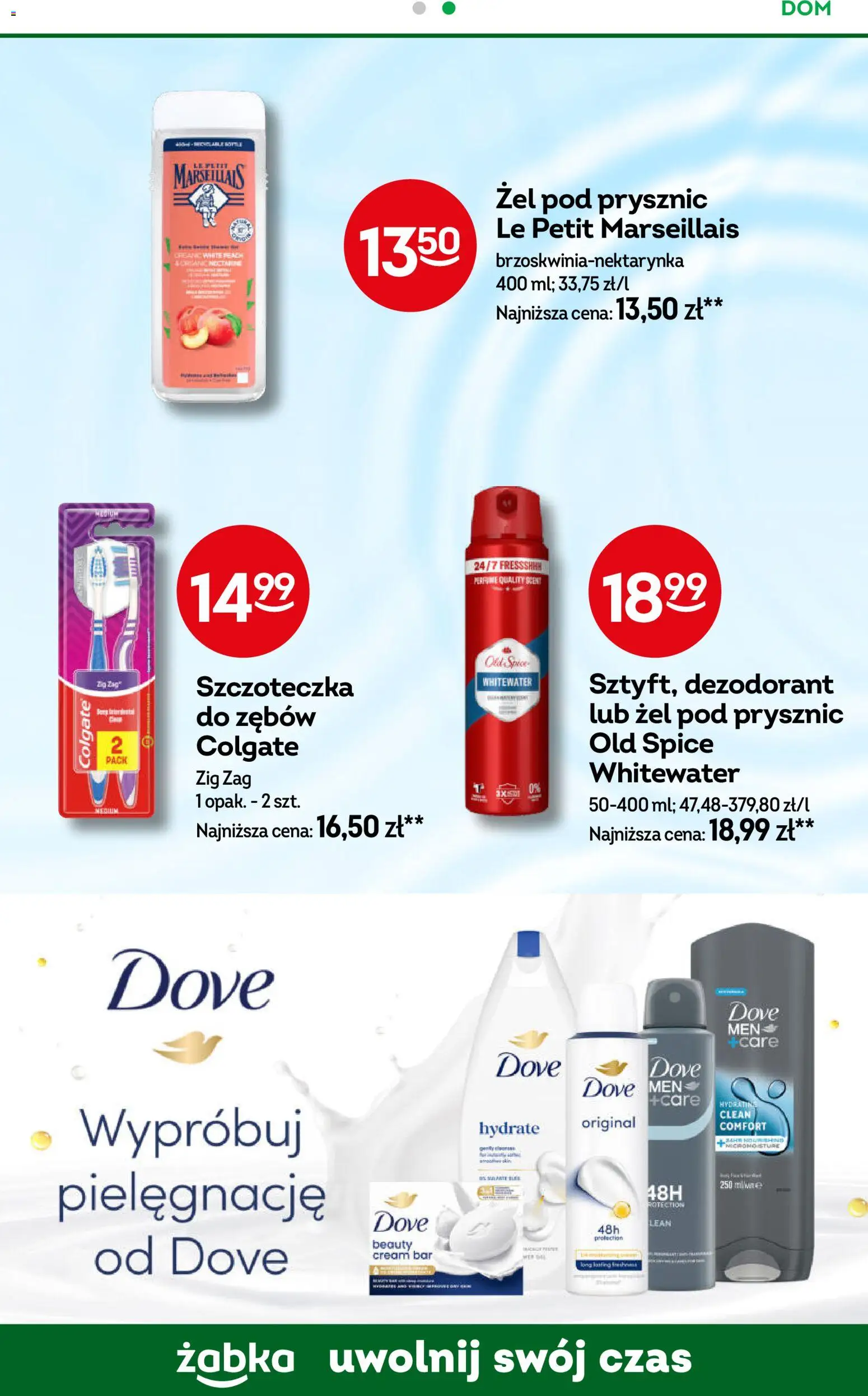Żabka gazetka od 15.07.2026 | Strona: 89 | Produkty: Prysznic, Dove, Dezodorant, Old spice