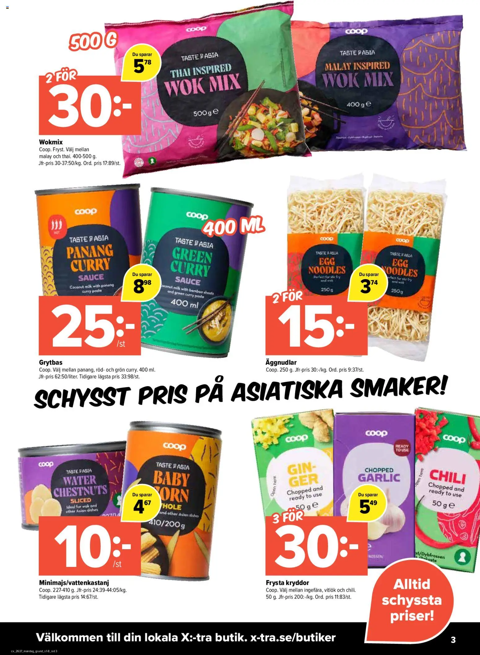 Coop X:-TRA reklamblad aktuell från 07/09/2026 | Sida: 3