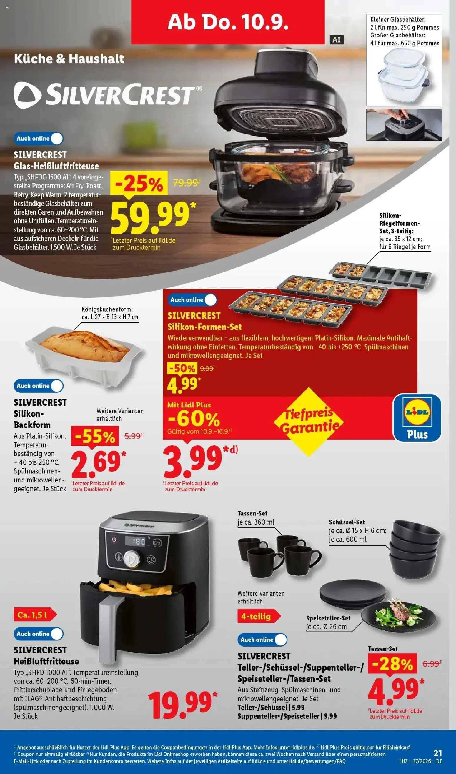 Lidl Prospekt Düsseldorf (ab 07.09.2026) zum Blättern » Angebote | Seite: 49 | Produkte: Pommes, Küche, Heißluftfritteuse