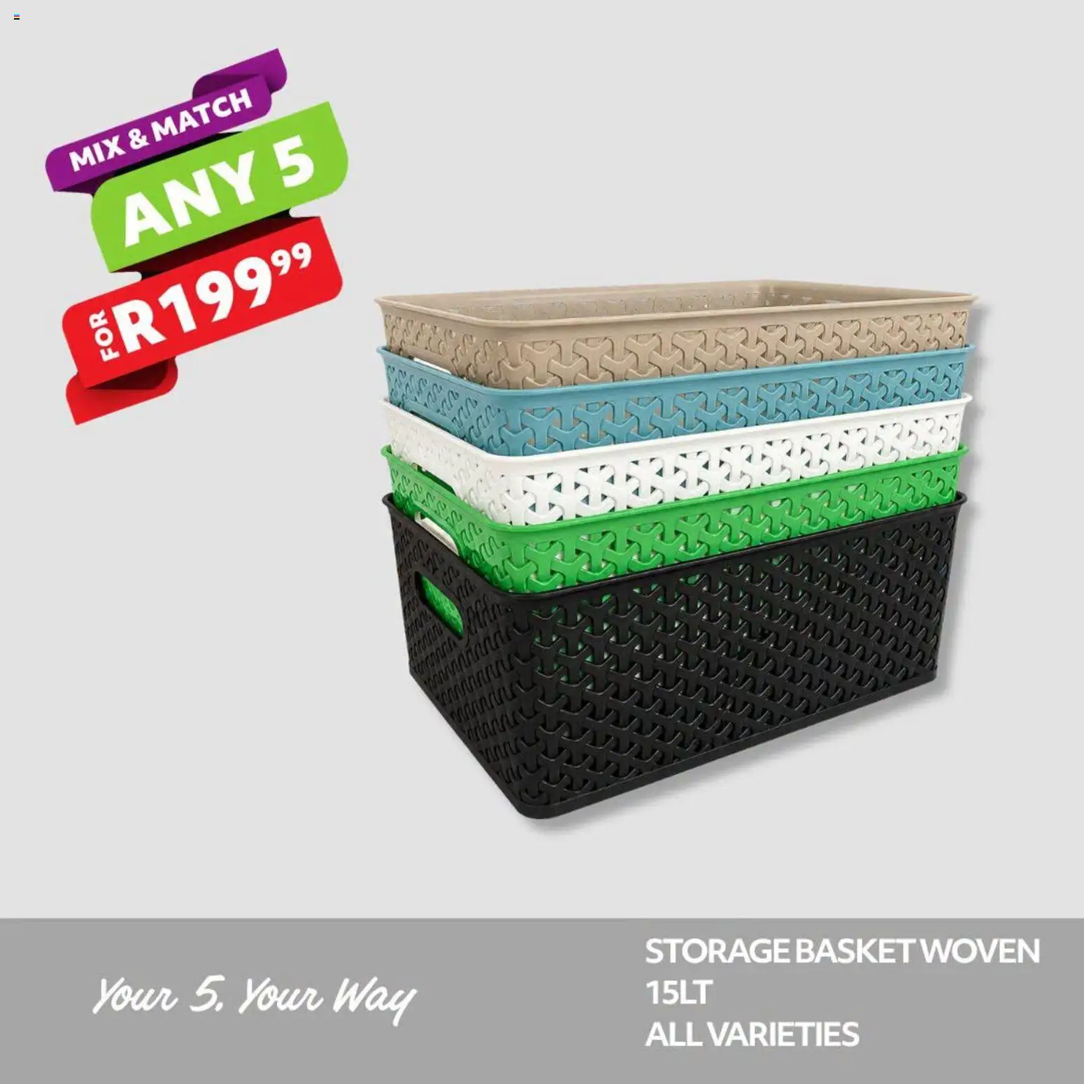 New Crazy Plastics catalogue – valid from 25/08/2026 | Page: 6 | Products: Basket