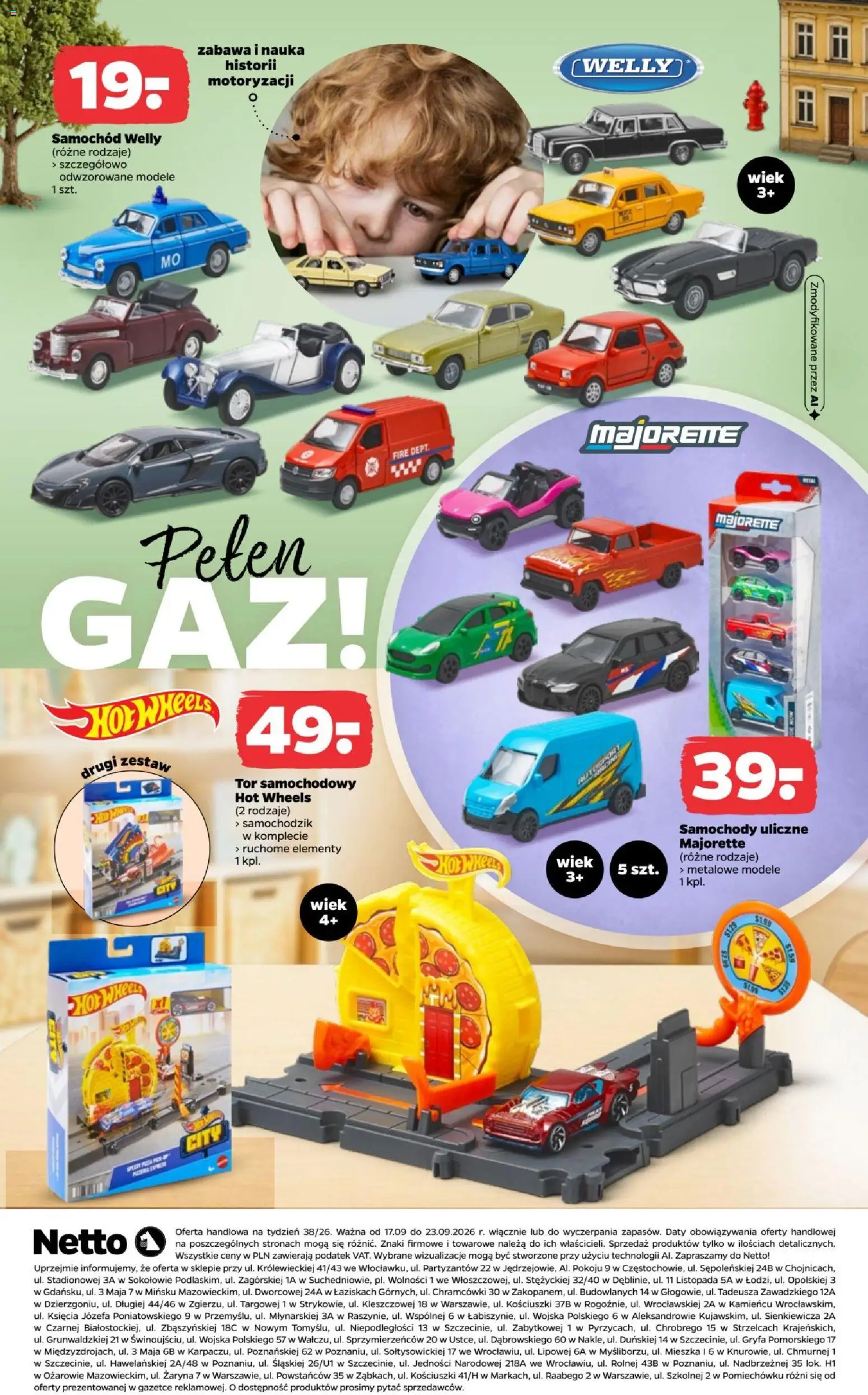 Netto gazetka od czwartku NonFood od 17.09.2026 | Strona: 8 | Produkty: Hot wheels