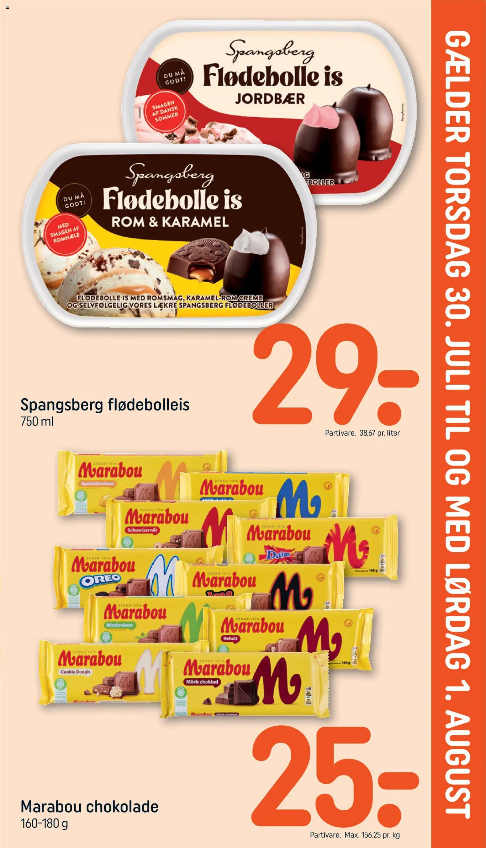Rema 1000 tilbudsavis – gyldig fra 26/07/2026 | Side: 29 | Produkter: Creme, Chokolade, Flødeboller, Oreo