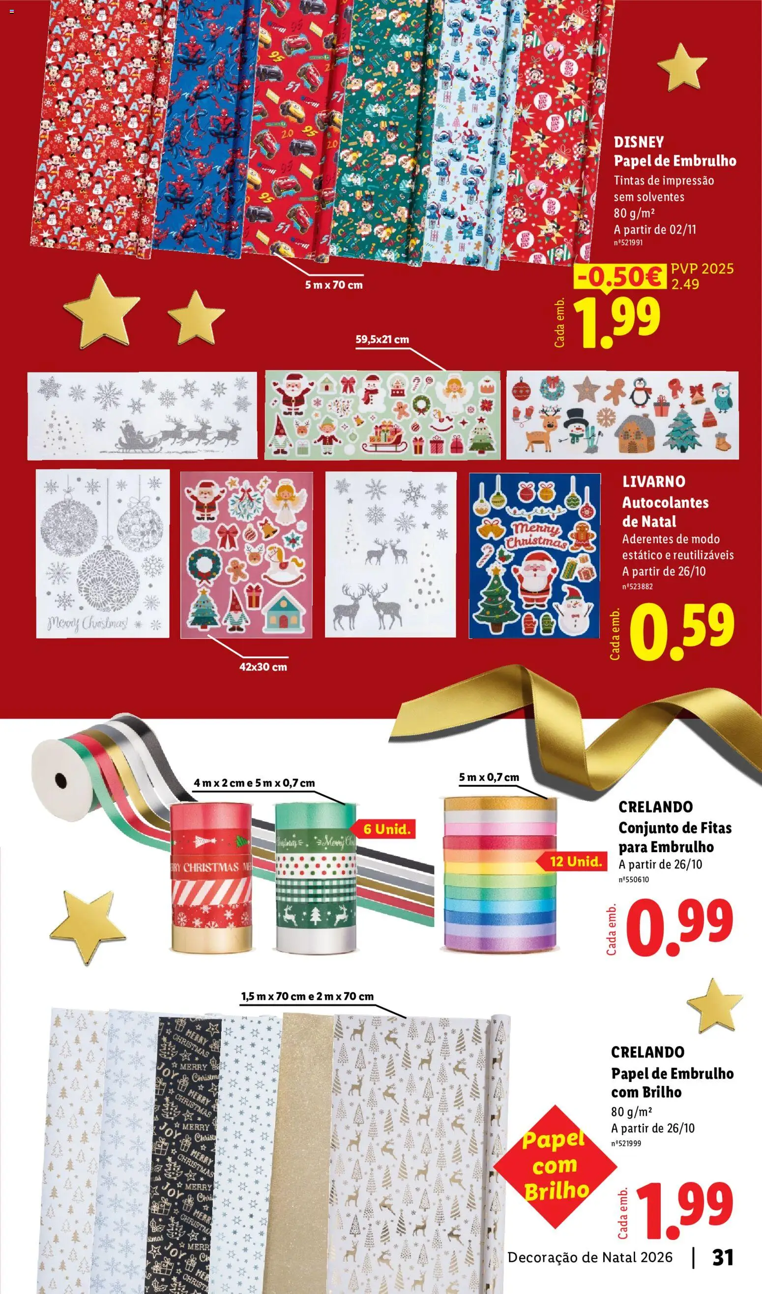 Lidl Folheto Especial Decoração de Natal │ válido de 26/10/2026 | Página: 31