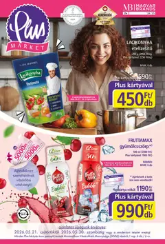 Plus Market akciós újság - amely érvényes a következő dátumtól: 21.05.2026