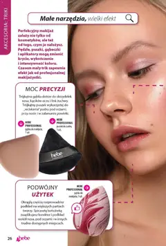 Pogląd oferty "Hebe gazetka - Katalog" - ważna od 22.09.2026 | Strona: 26 | Produkty: Makijaż, Korektor, Gąbka