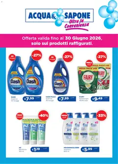 Anteprima del volantino Acqua e Sapone volantino Promo A&S valido a partire dal 29/06/2026