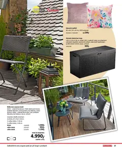 Náhled letáku Bauhaus katalog Záhradní nábytek od 08.04.2026 | Strana: 57 | Produkty: Box, Úložný box, Polštář, Stolek