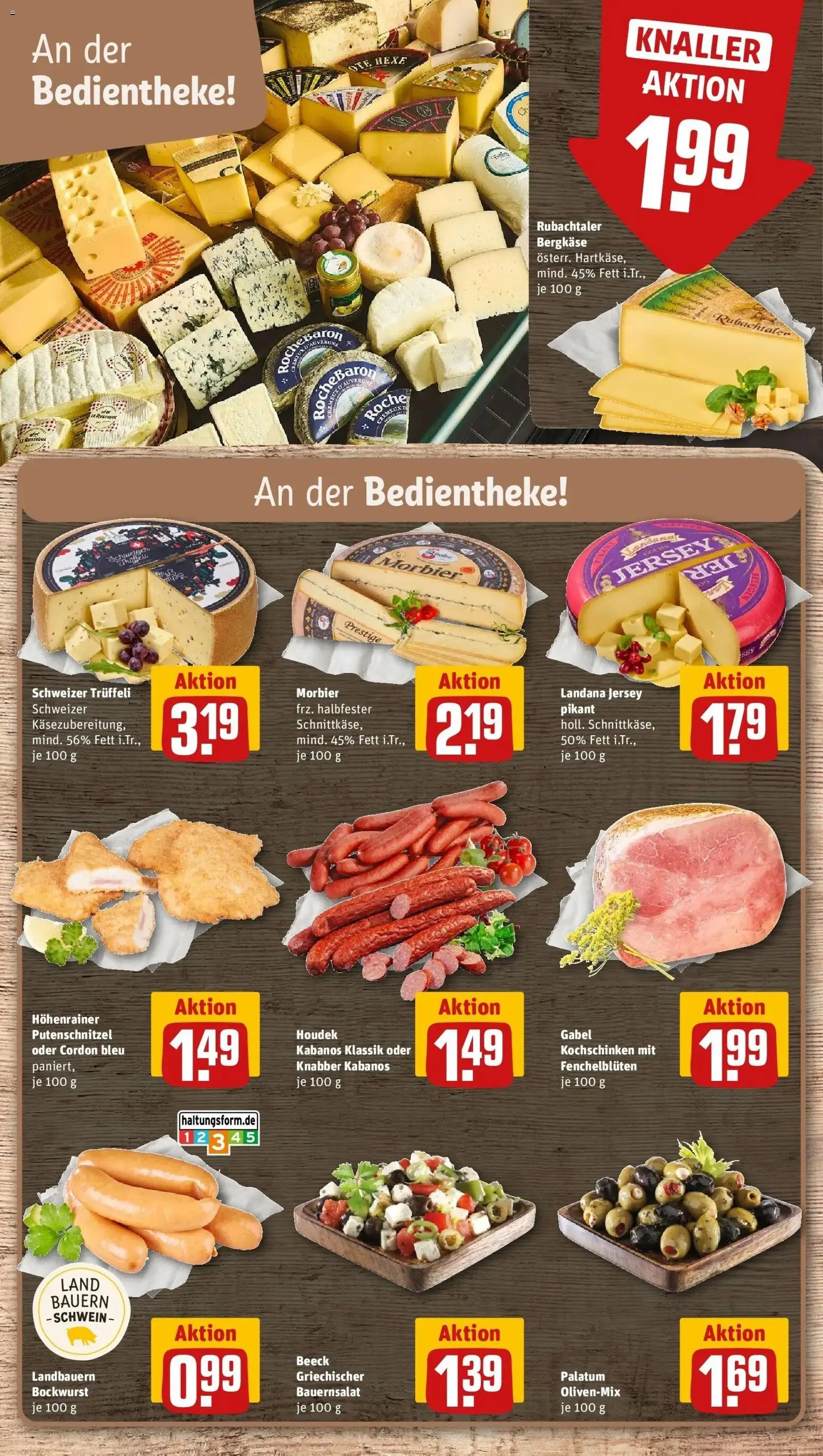 REWE Prospekt ab 31.08.2026 zum Blättern » Angebote | Seite: 13 | Produkte: Bockwurst, Putenschnitzel