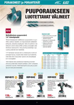Makita-mainoslehti voimassa 01.01.2026 alkaen | Sivu: 7 | Tuotteet: Kansi, Video