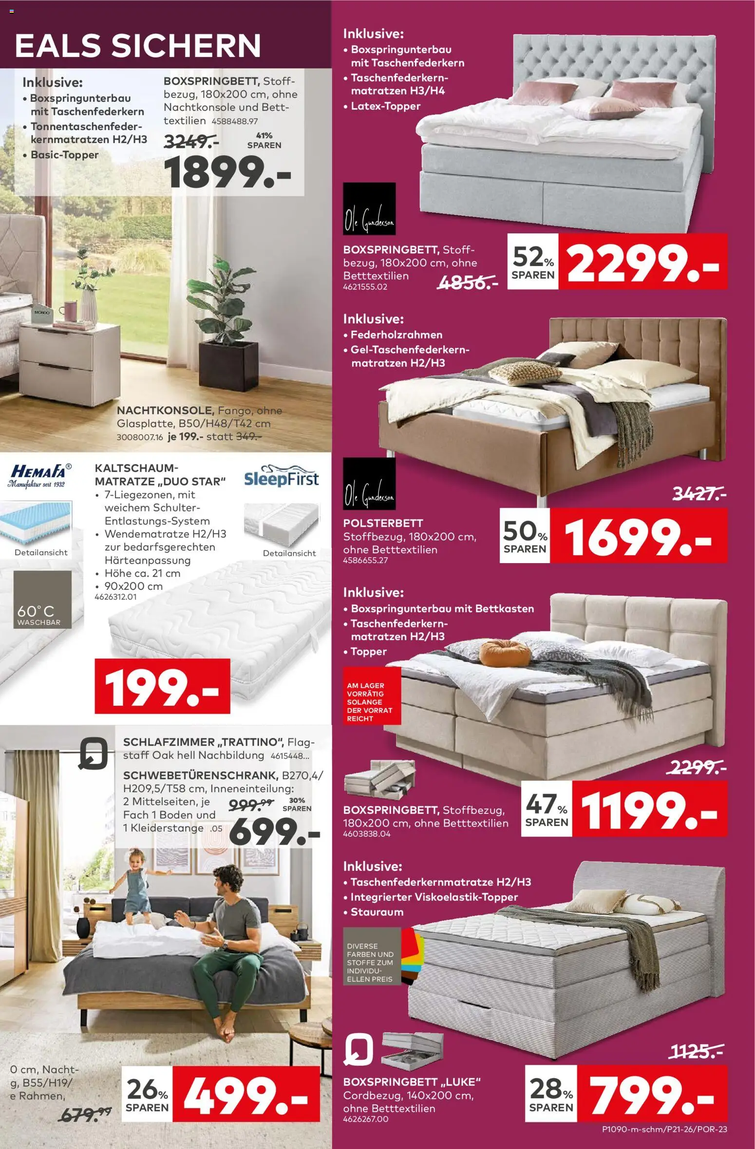 Porta! Prospekt Aachen – gültig ab 17.05.2026 | Seite: 11 | Produkte: Bett, Boxspringbett, Polsterbett, Topper