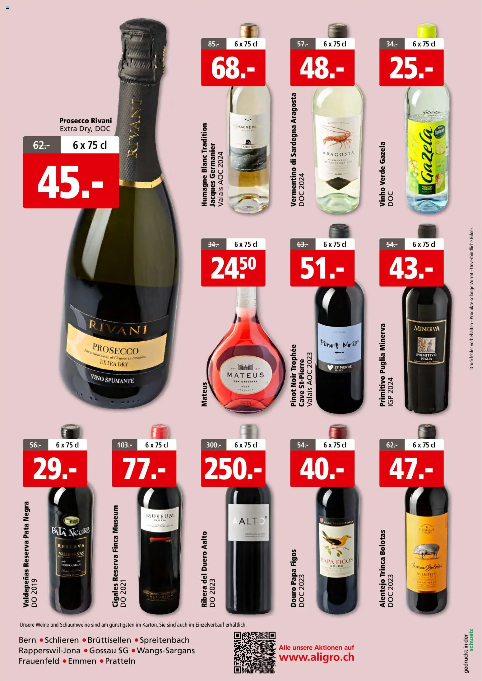 Aligro aktionen 2000 Chavannes, Matran, Genf, Sitten – gültig ab 04.05.2026 | Seite: 12