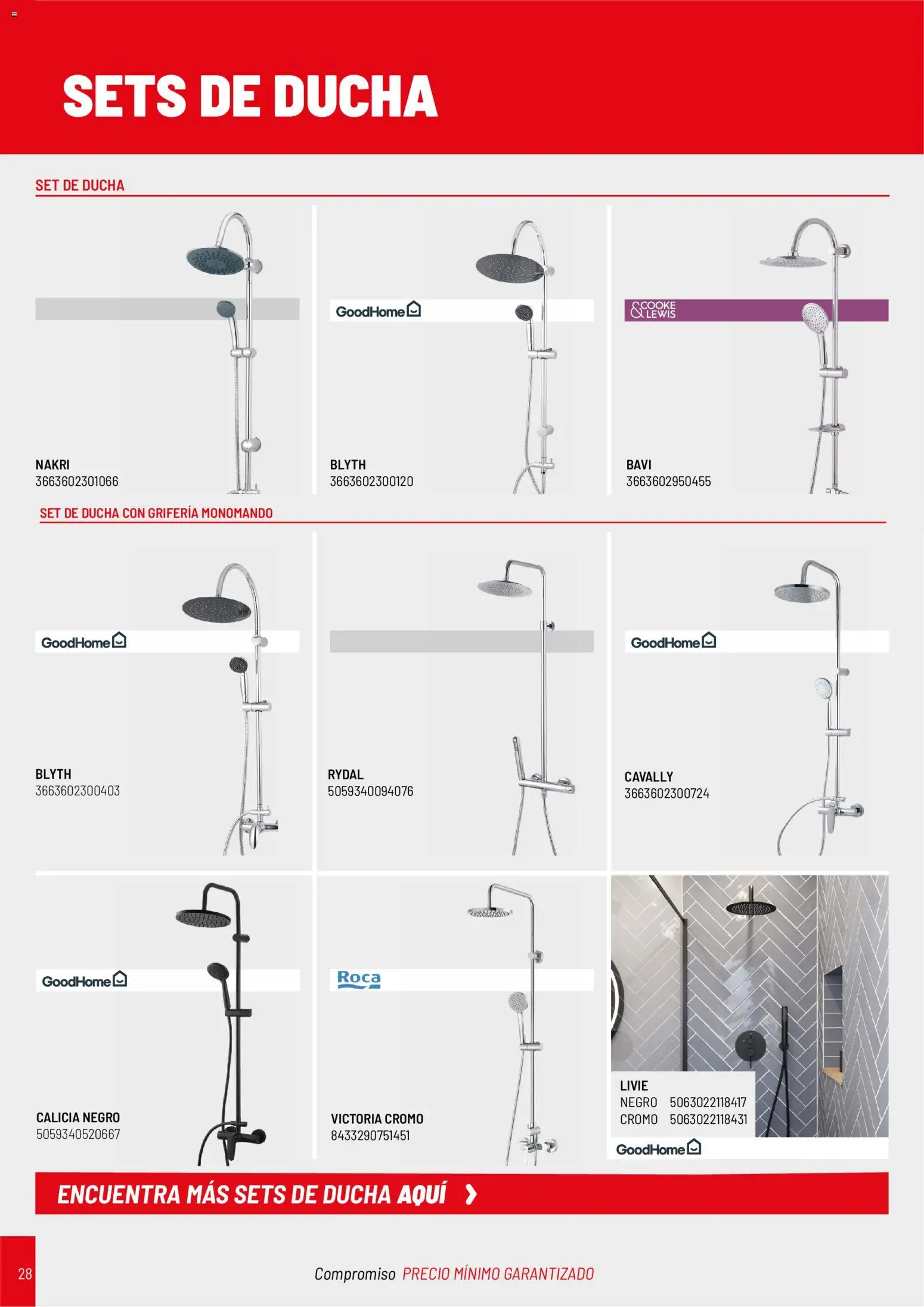 Brico Depôt Baños │ válido desde el 02/03/2026 | Página: 28 | Productos: Ducha