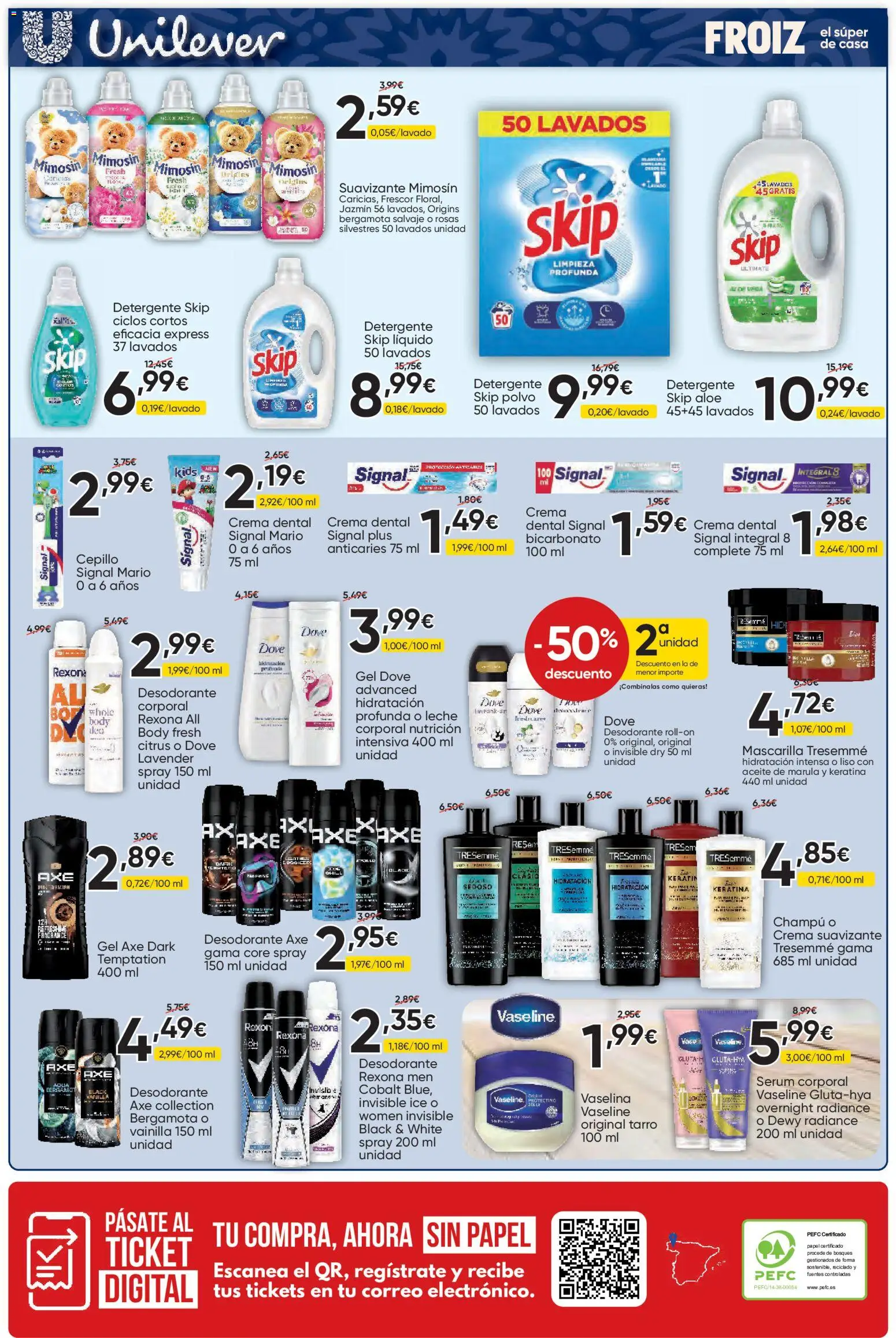 Froiz folleto │ válido desde el 27/08/2026 | Página: 20 | Productos: Champú, Aceite, Suavizante, Body