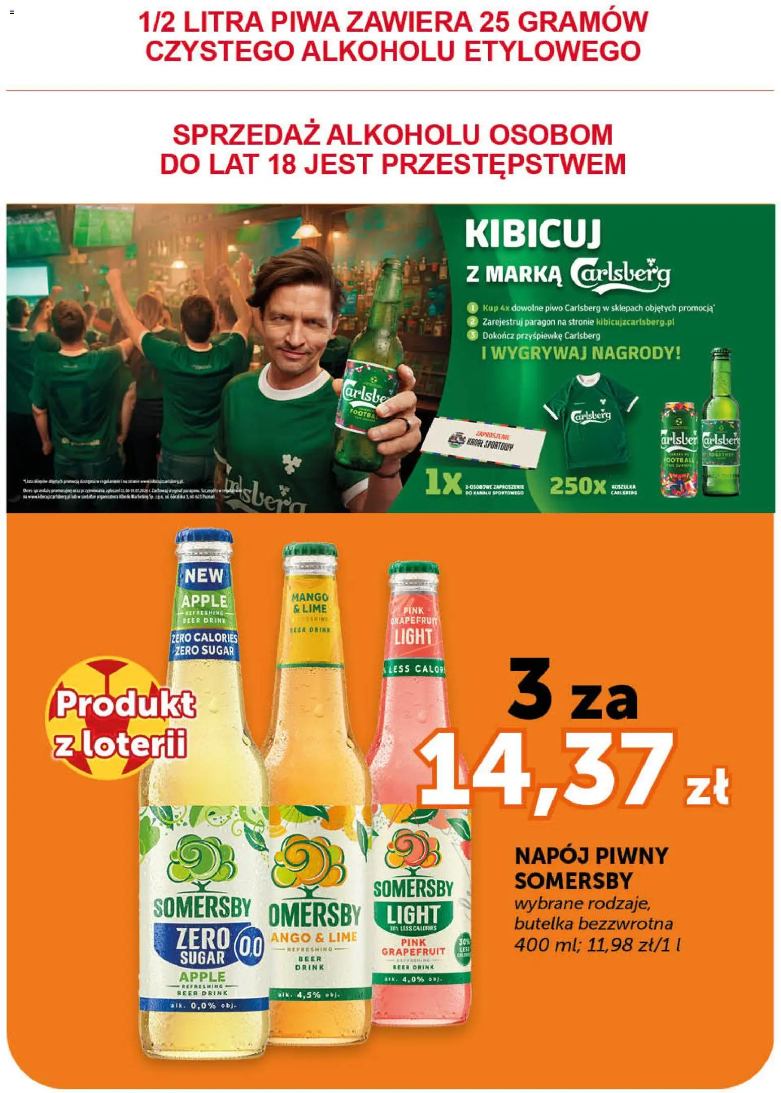 ABC gazetka - Minimarket od 25.06.2026 | Strona: 11 | Produkty: Mango, Piwo Carlsberg, Piwo, Somersby