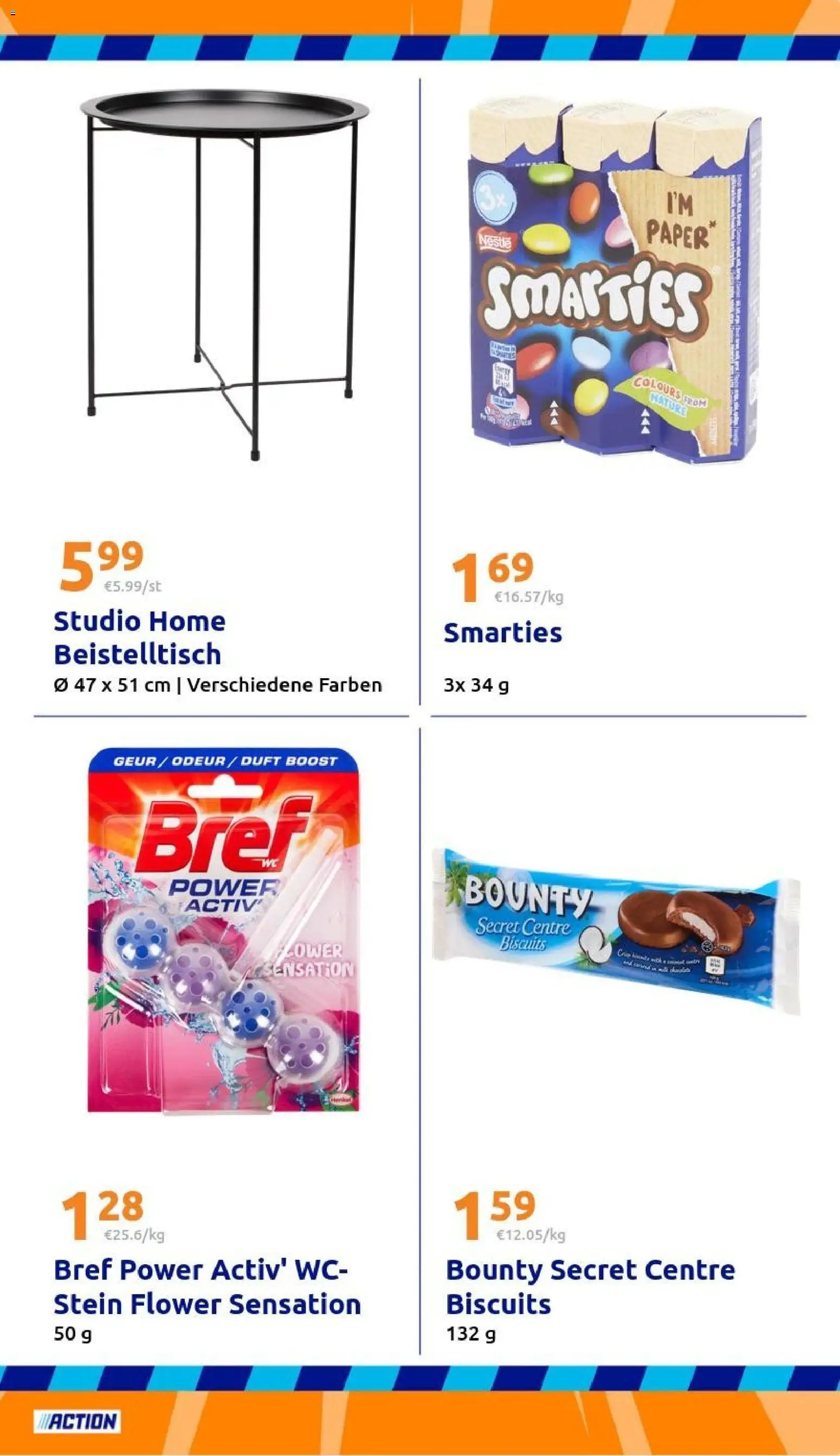 Action Prospekt – gültig ab 20.05.2026 | Seite: 23 | Produkte: Beistelltisch, Smarties, Duft