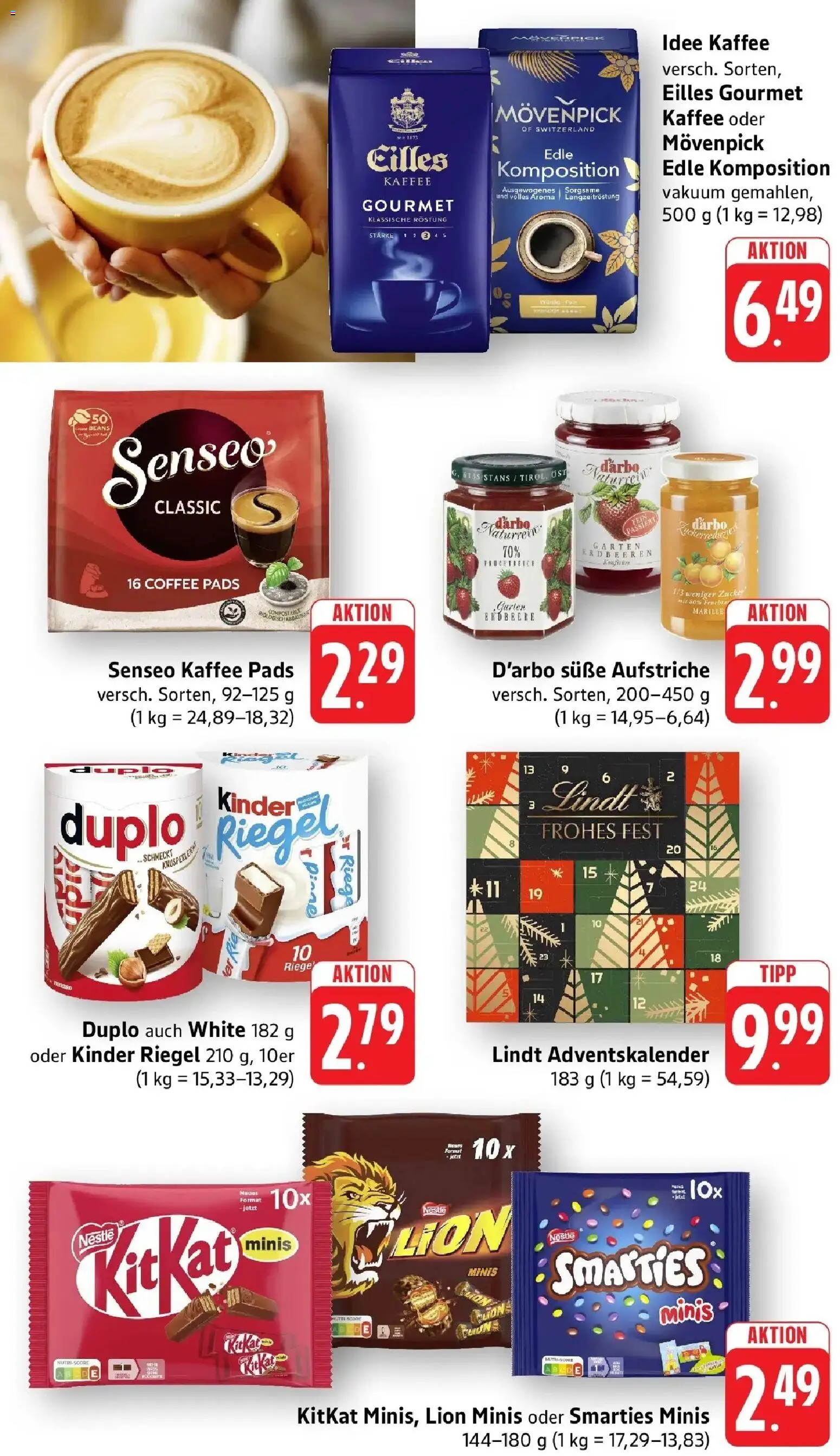 Edeka Prospekt Birkendorf (ab 19.10.2026) » Angebote Online | Seite: 6 | Produkte: Senseo, Idee kaffee, Movenpick kaffee, Erdbeeren