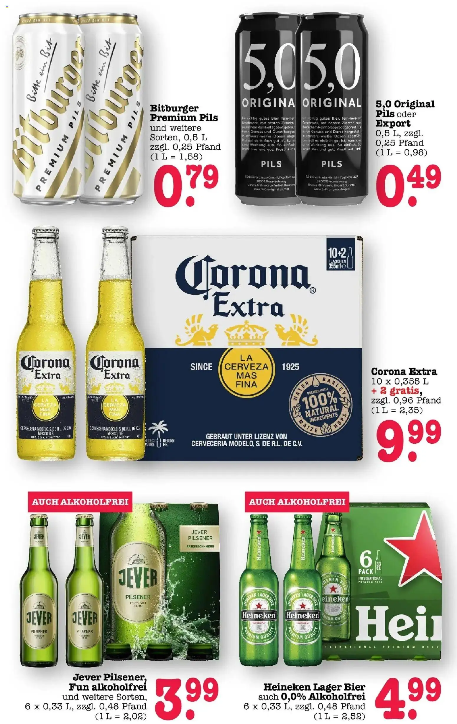 Edeka prospekt Bühlertal – gültig ab 13.07.2026 | Seite: 51 | Produkte: Bitburger, Bier, Pils, Heineken