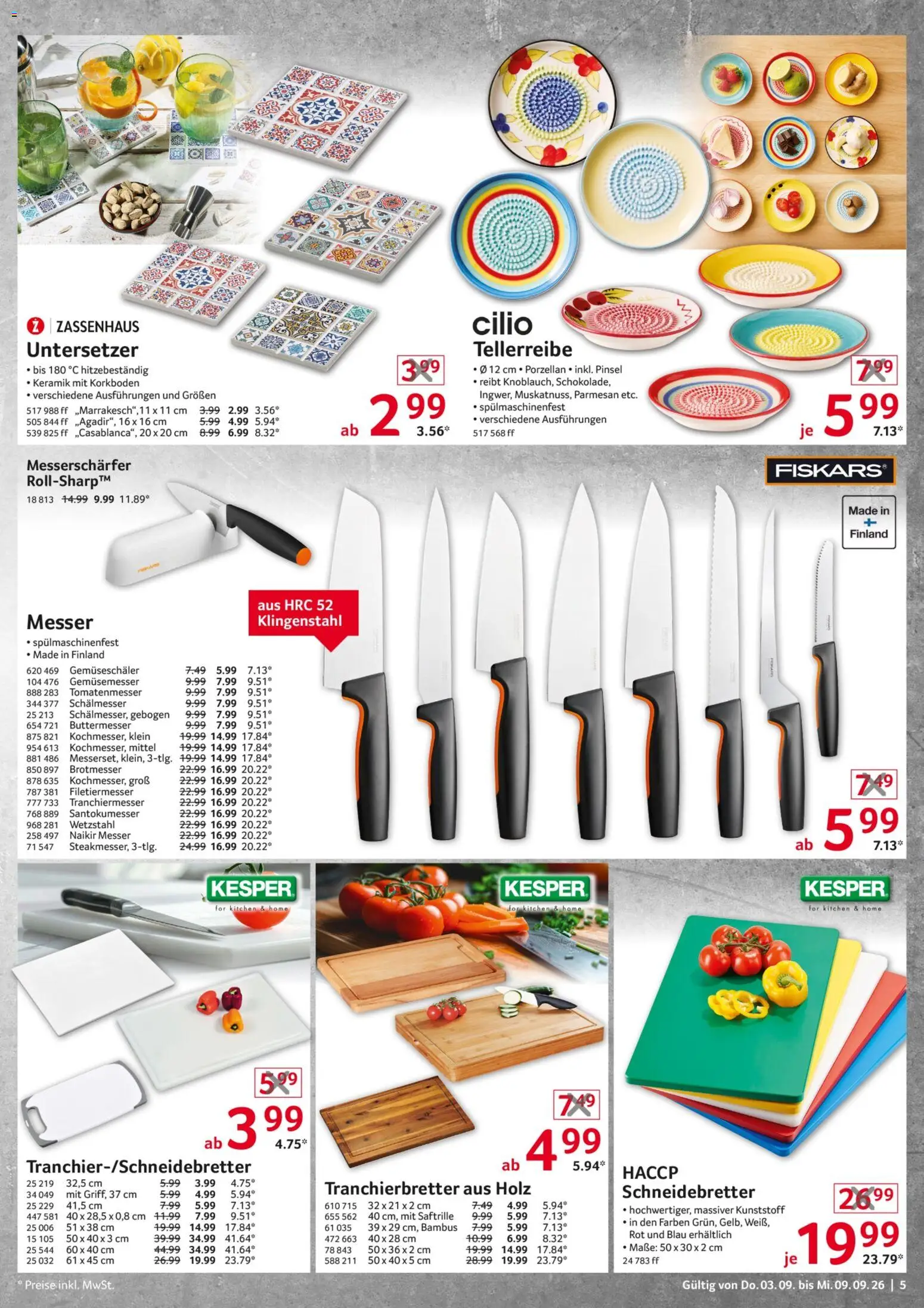 Selgros Non Food – gültig ab 03.09.2026 | Seite: 5 | Produkte: Pinsel