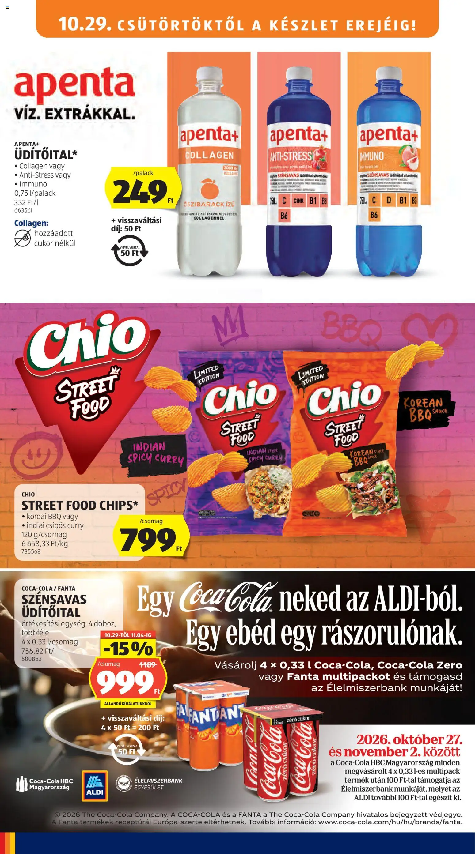 Aldi akciós ujság - amely érvényes a következő dátumtól: 2026.10.29. | Oldal: 22