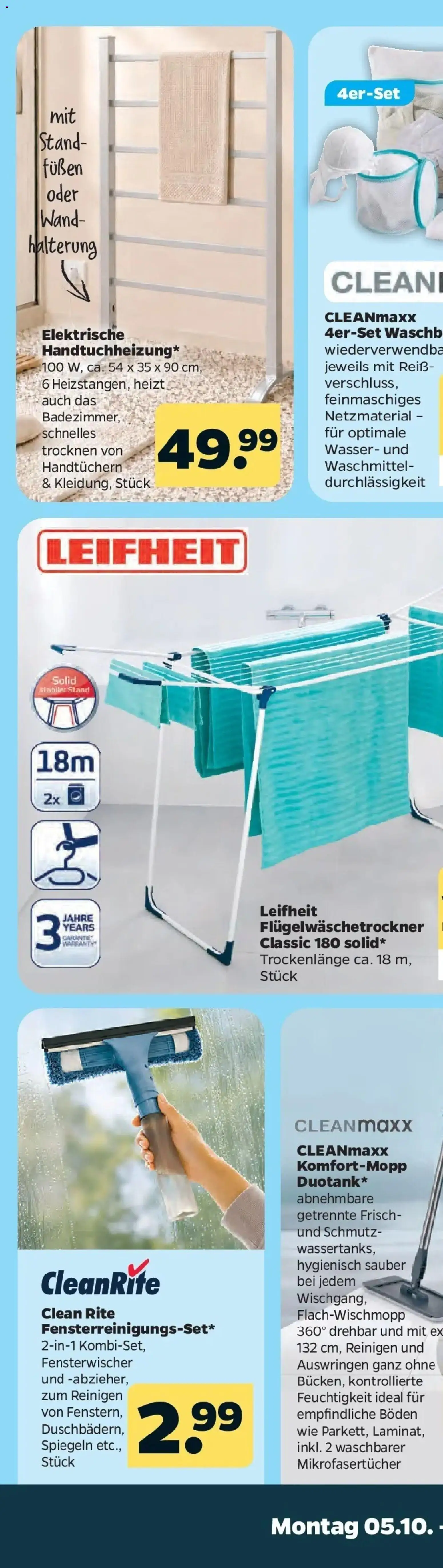 Netto Aktueller Prospekt ab 05.10.2026 → Angebote nächste Woche | Seite: 45 | Produkte: Wasser, Waschmittel