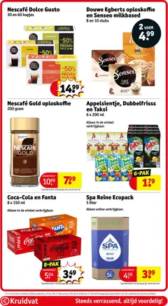Kruidvat folder week 28 - Voorbeeld van een folder van Kruidvat, geldig van 07-07-2026 | Pagina: 90 | Producten: Waffelini, Fanta, Oploskoffie, Festék