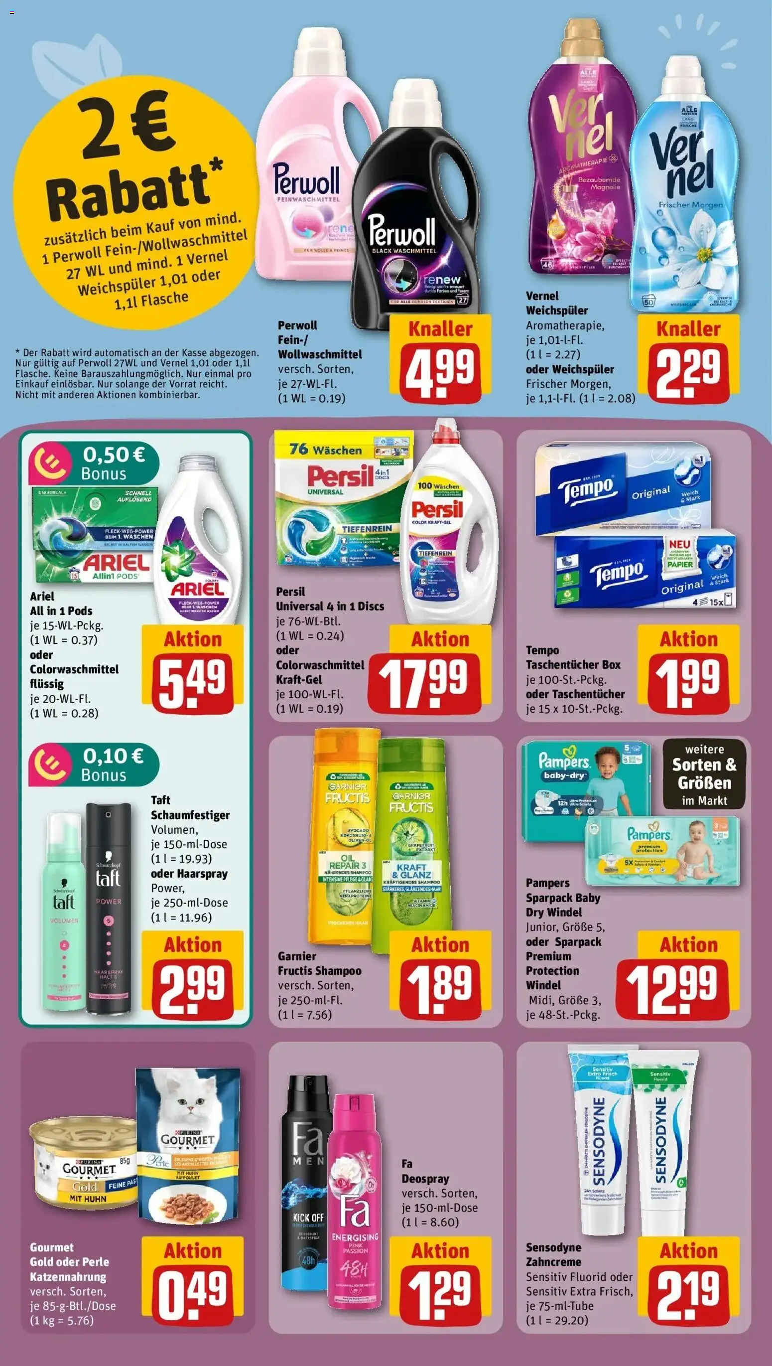 Rewe Prospekt Berlin / Mitte – gültig ab 05.07.2026 | Seite: 26 | Produkte: Ariel, Avocado, Weichspüler, Deospray