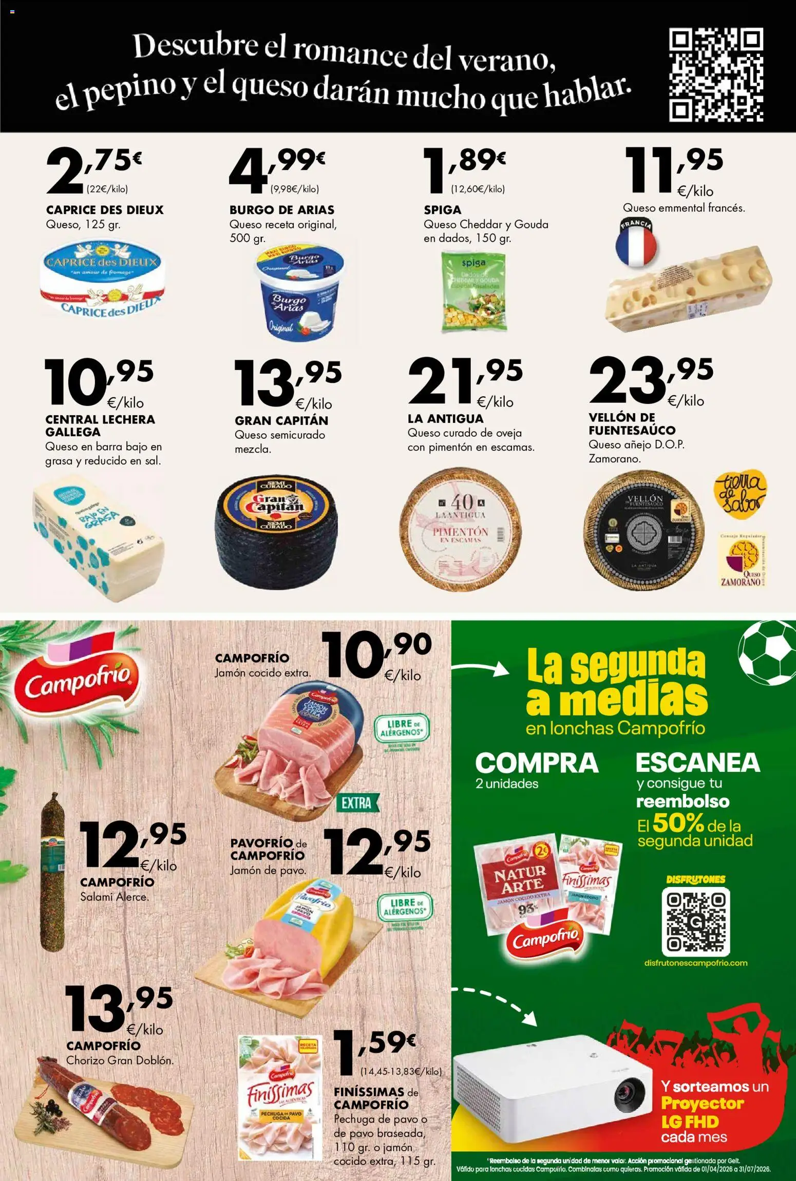 Lupa Supermercados folleto │ válido desde el 16/07/2026 | Página: 6 | Productos: Medias, Queso, Jamón cocido, Salami