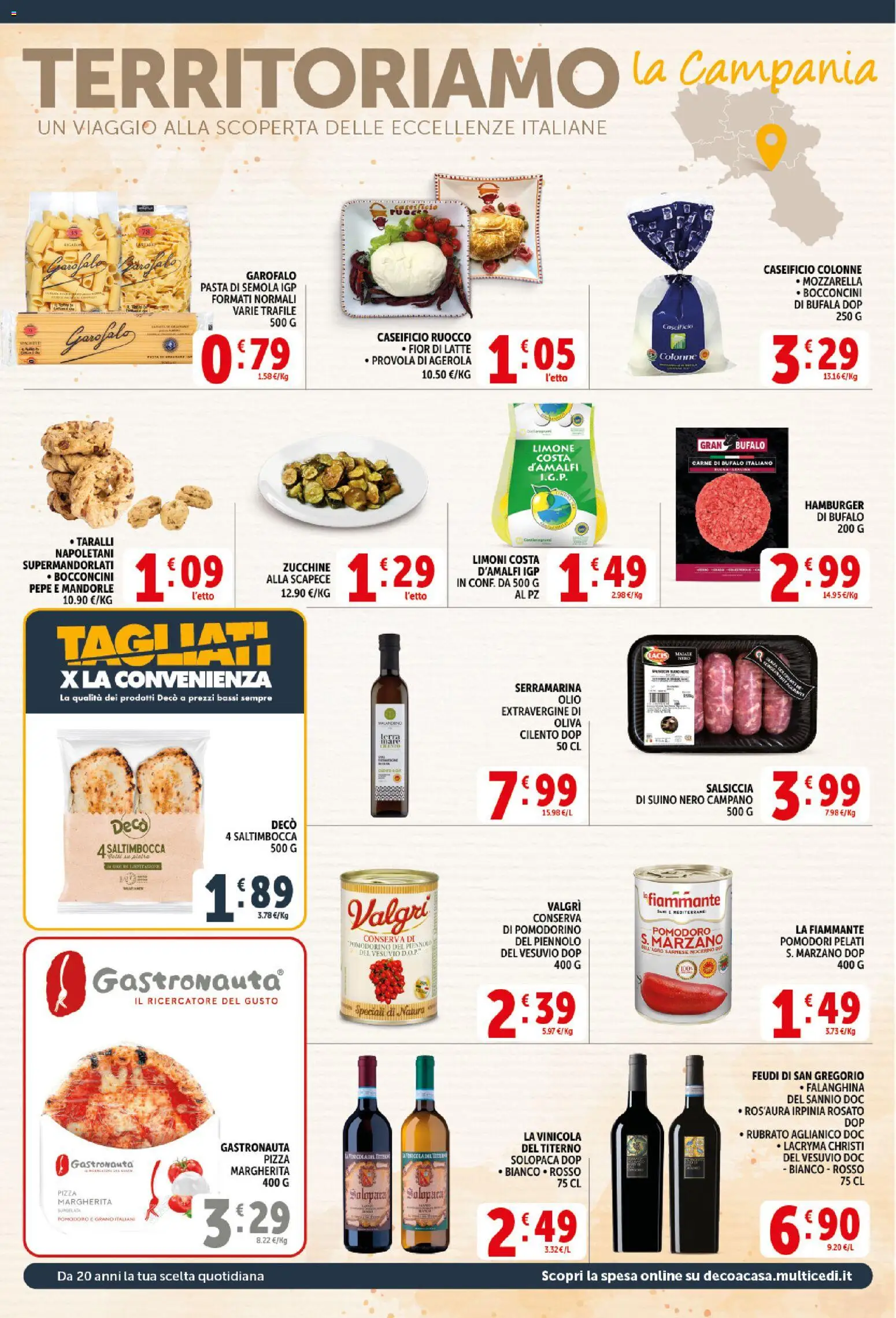 Volantino Decò del 11.05.2026 | Pagina: 6 | Prodotti: Pepe, Pasta, Taralli, Hamburger