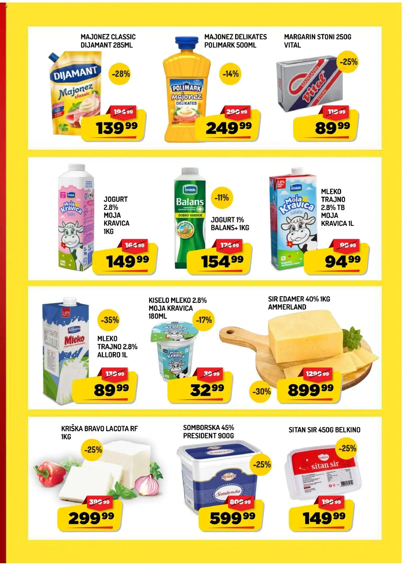 Aman katalog - važi od 23.10.2026 | Strana: 5 | Proizvode: Edamer, Margarin, Sir, Jogurt
