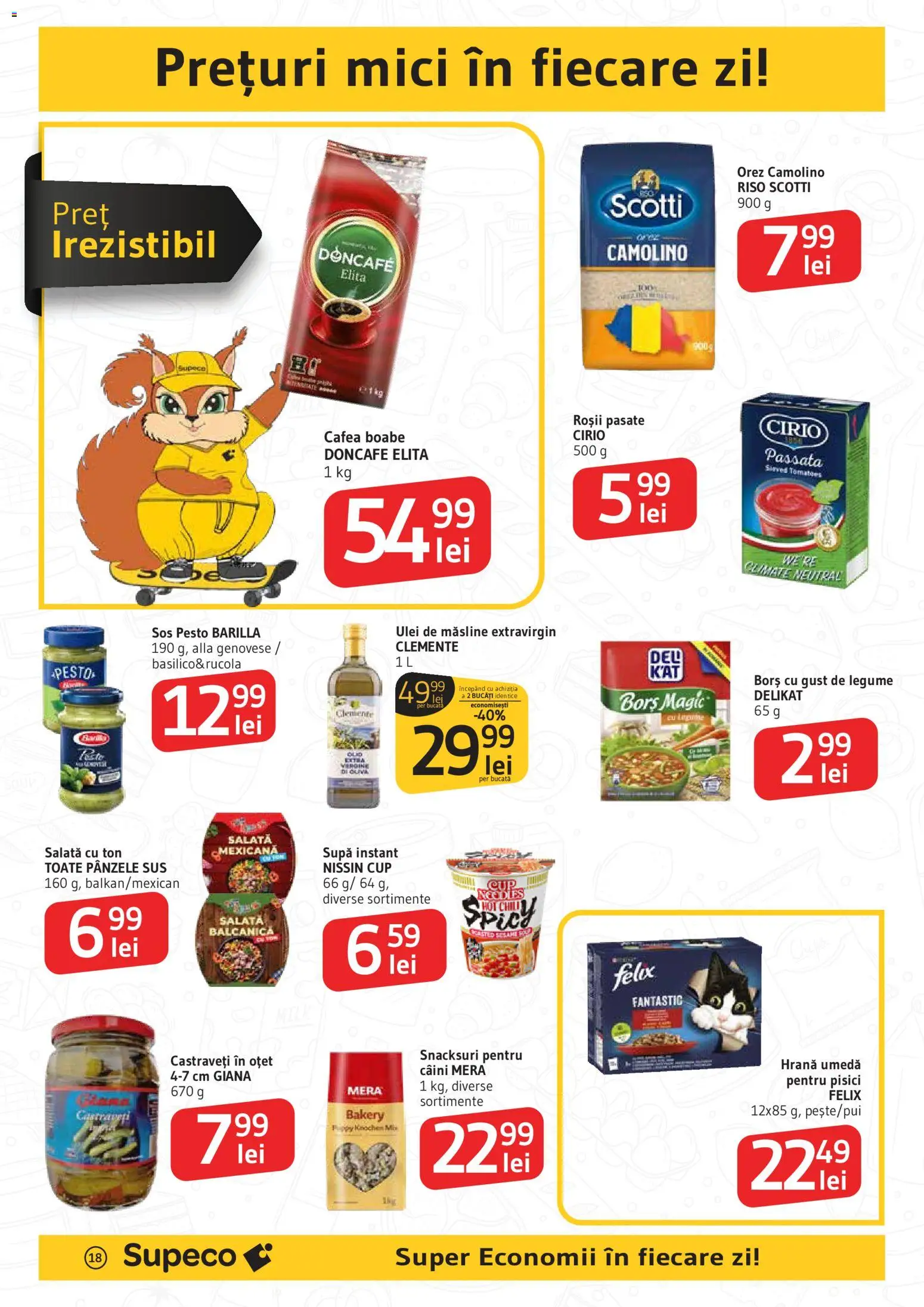 Noul catalog Supeco – valabil de la 14.05.2026 | Pagină: 18 | Produse: Mici, Ulei, Oțet, Orez