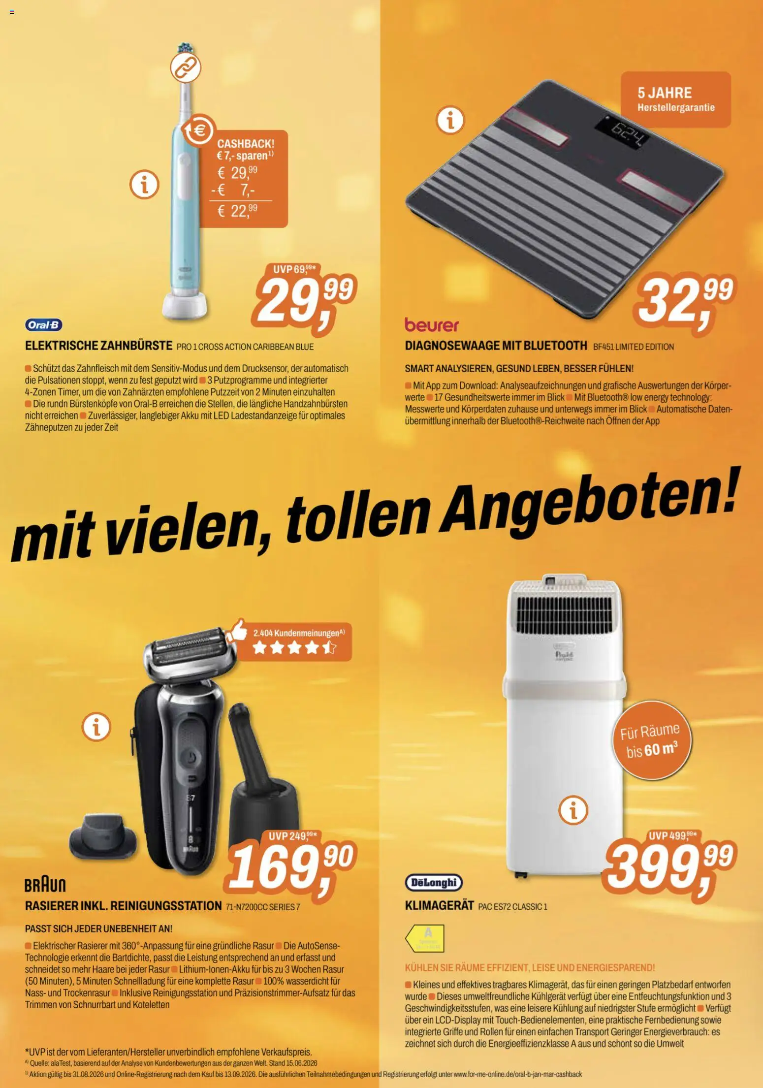 Expert Prospekt aktuell gültig ab 15.06.2026 | Seite: 3 | Produkte: Rasierer, Elektrische zahnbürste, Zahnbürste