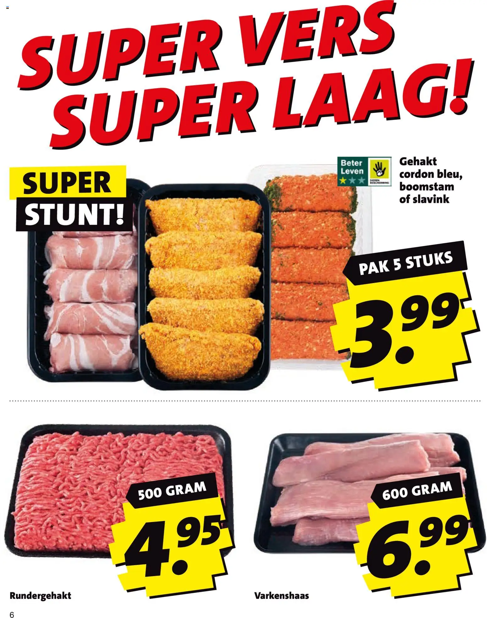 {H1} | Pagina: 6 | Producten: Gehakt, Rundergehakt, Varkenshaas