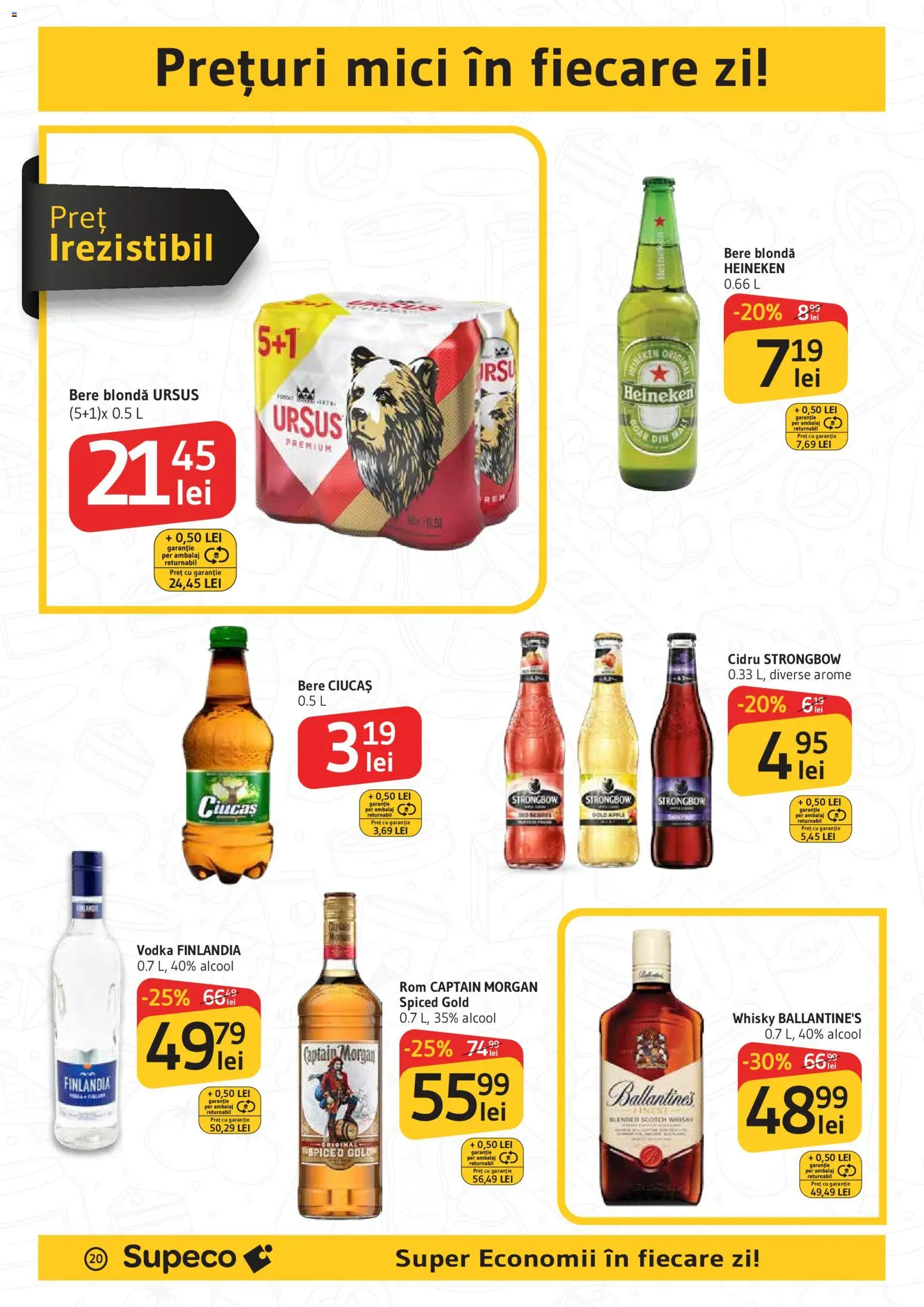 Noul catalog Supeco – valabil de la 14.05.2026 | Pagină: 20 | Produse: Mici, Apple, Rom, Vodka
