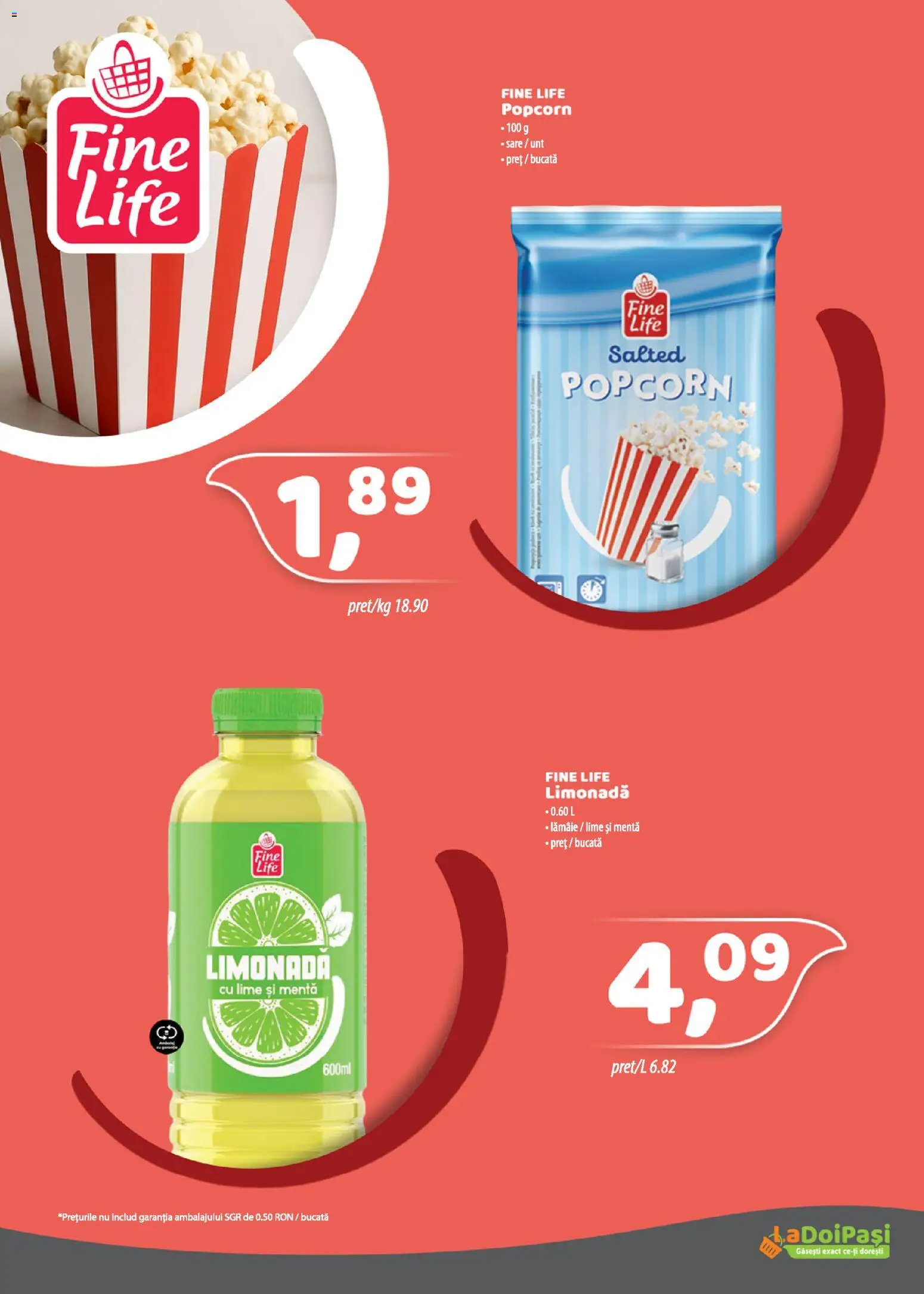 Noul catalog LaDoiPași – valabil de la 16.05.2026 | Pagină: 16 | Produse: Lime, Sıcak su torbası, Sare, Lămâie