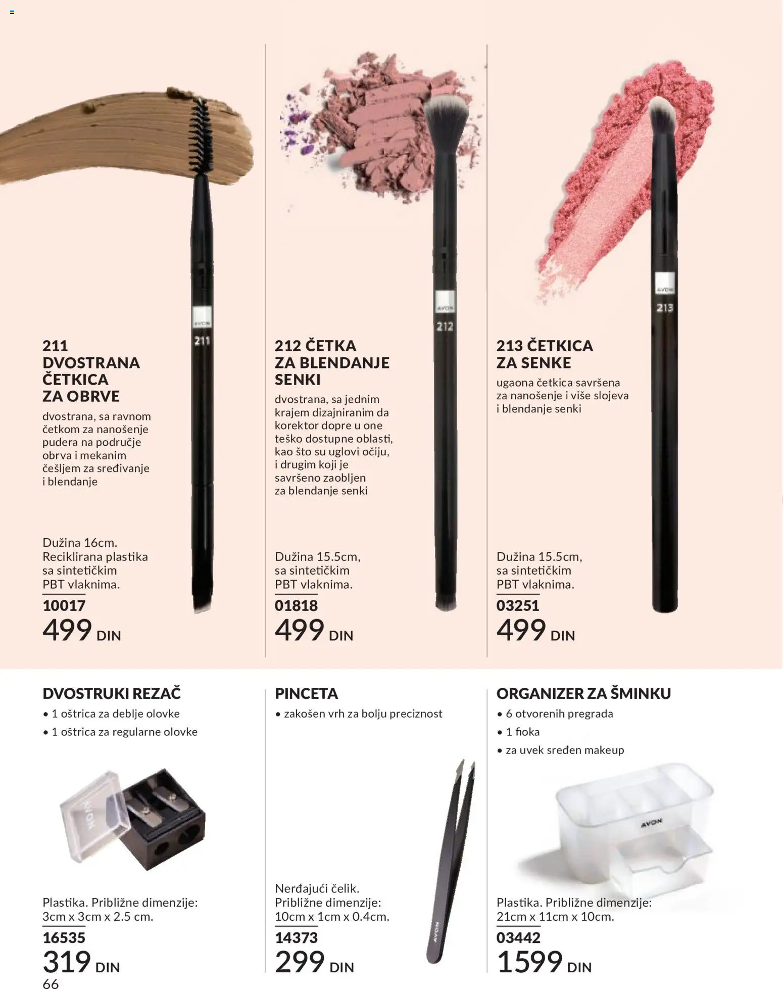 AVON katalog - važi od 01.05.2026 | Strana: 66 | Proizvode: Sto, Korektor, Četka, Rezač