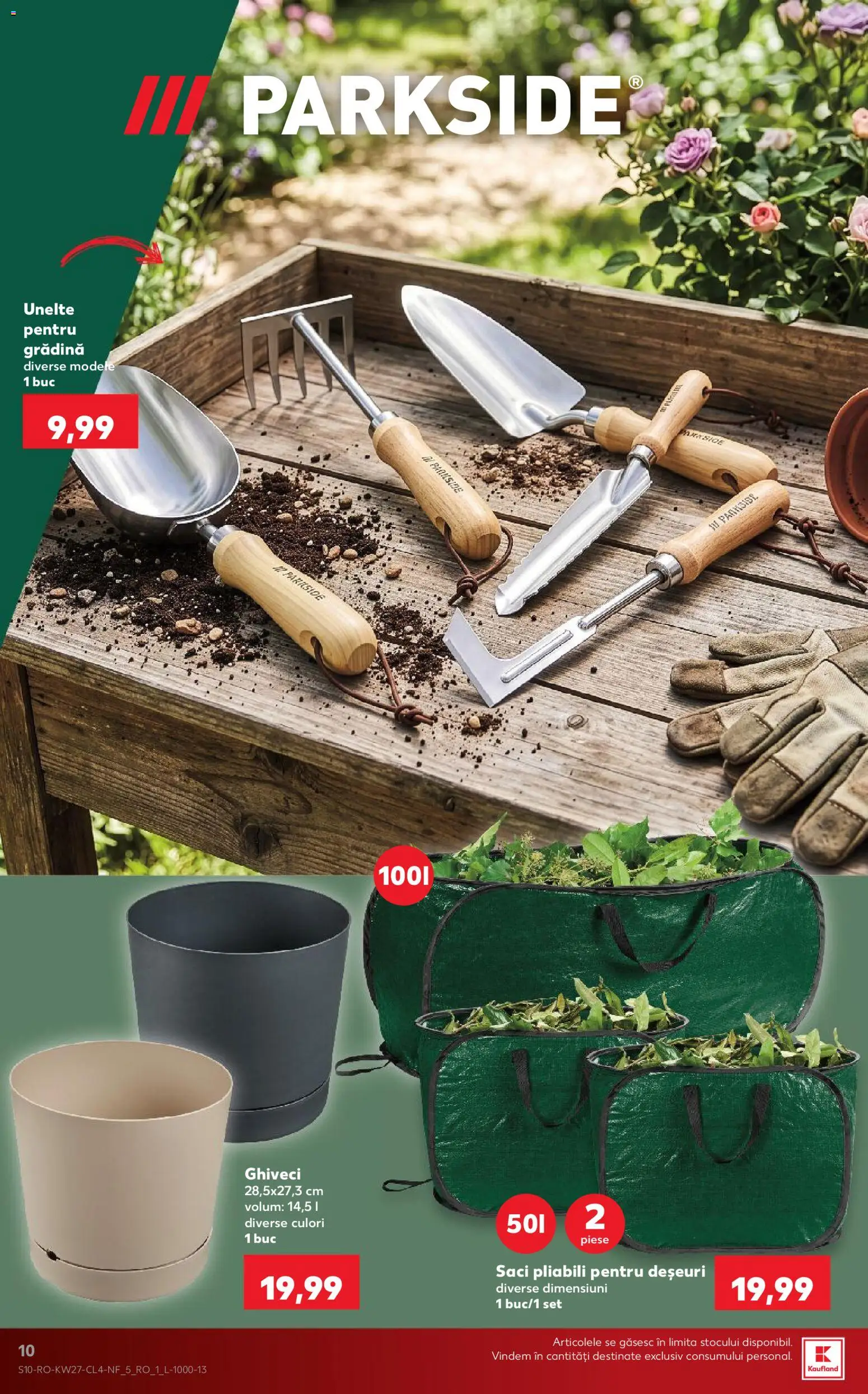 Noul catalog Kaufland – valabil de la 01.07.2026 | Pagină: 10 | Produse: Ghiveci