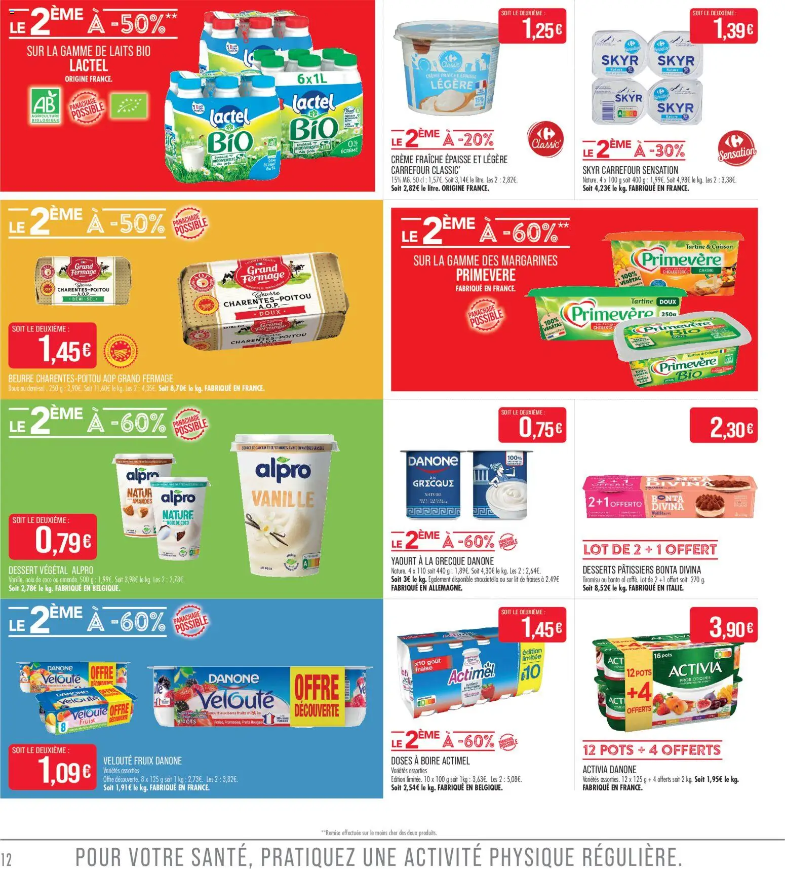 {H1} | Page: 12 | Produits: Yaourt à La Grecque, Beurre, Skyr, Crème