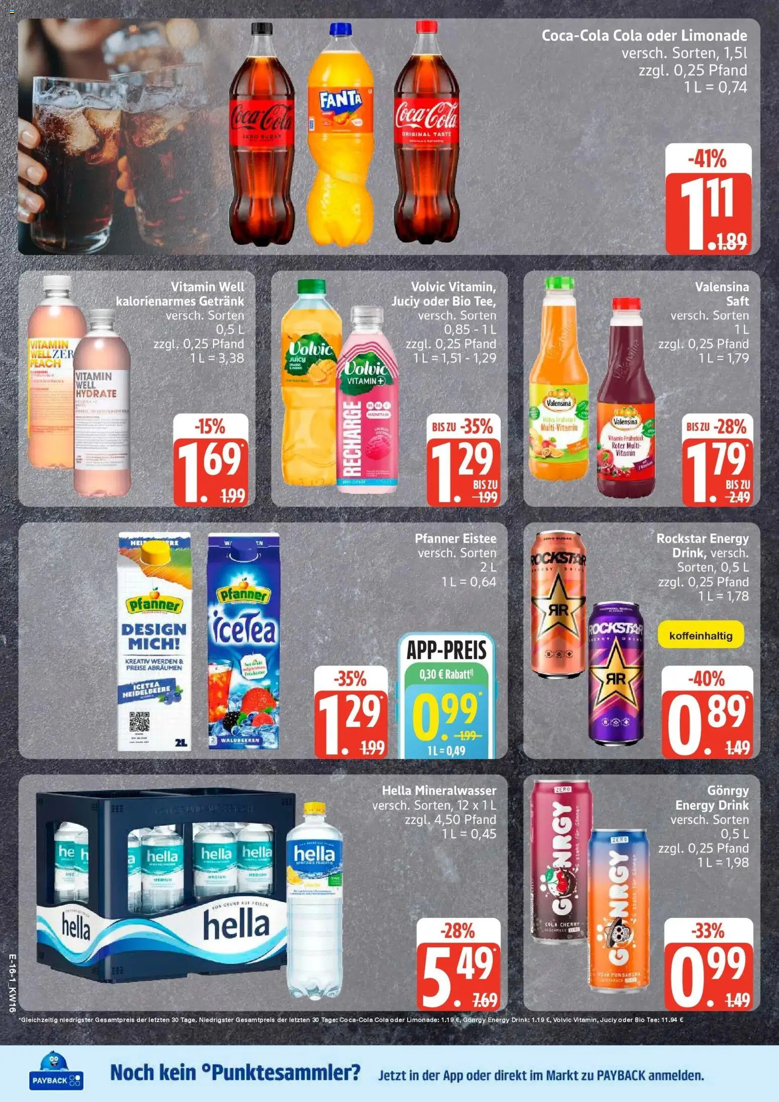 Edeka prospekt Hamburg	 – gültig ab 13.04.2026 | Seite: 20 | Produkte: Rockstar, Limonade, Hella, Coca cola zero