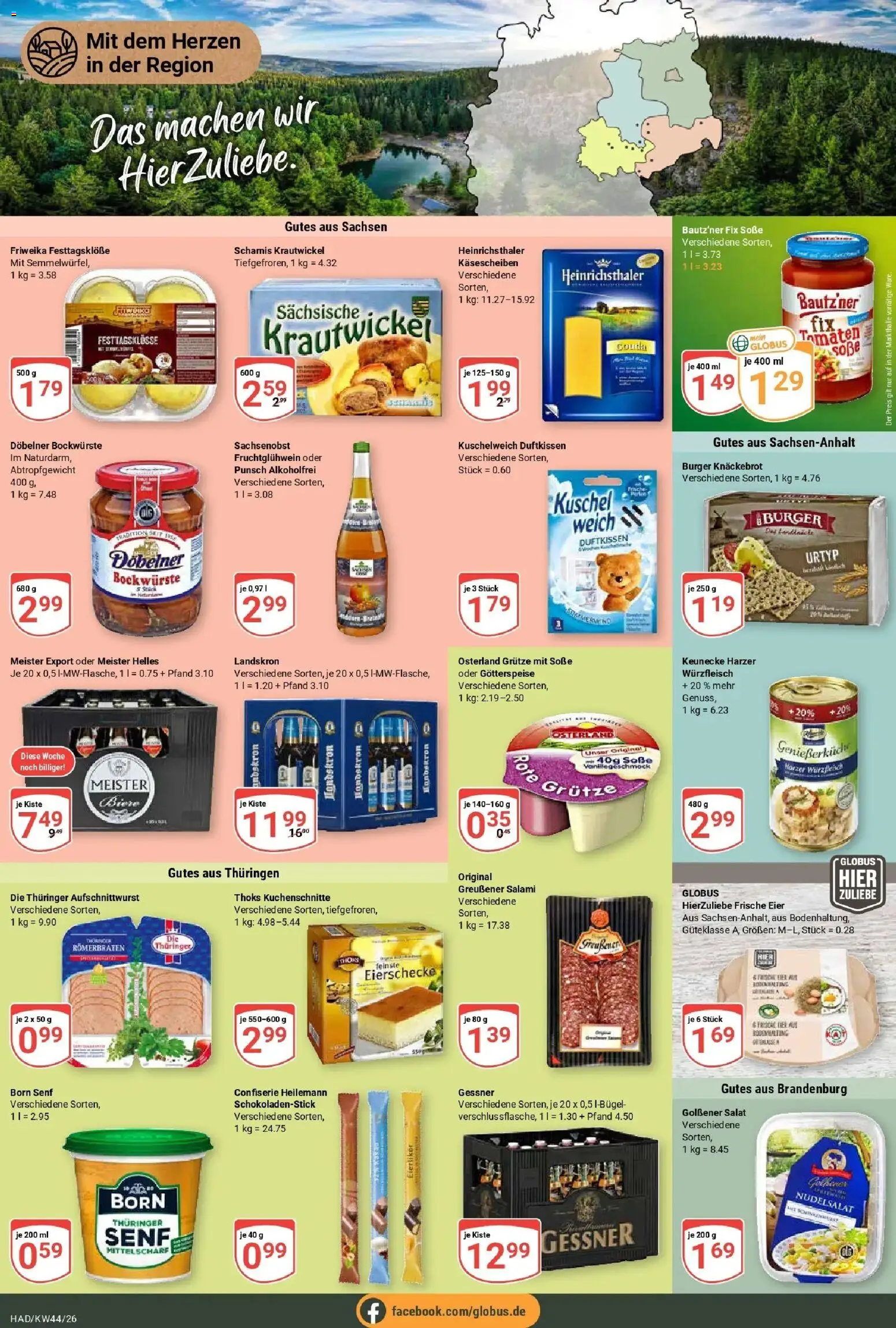 Globus Prospekt Halle (saale) – gültig ab 26.10.2026 | Seite: 21 | Produkte: Eier, Burger, Soße, Salat
