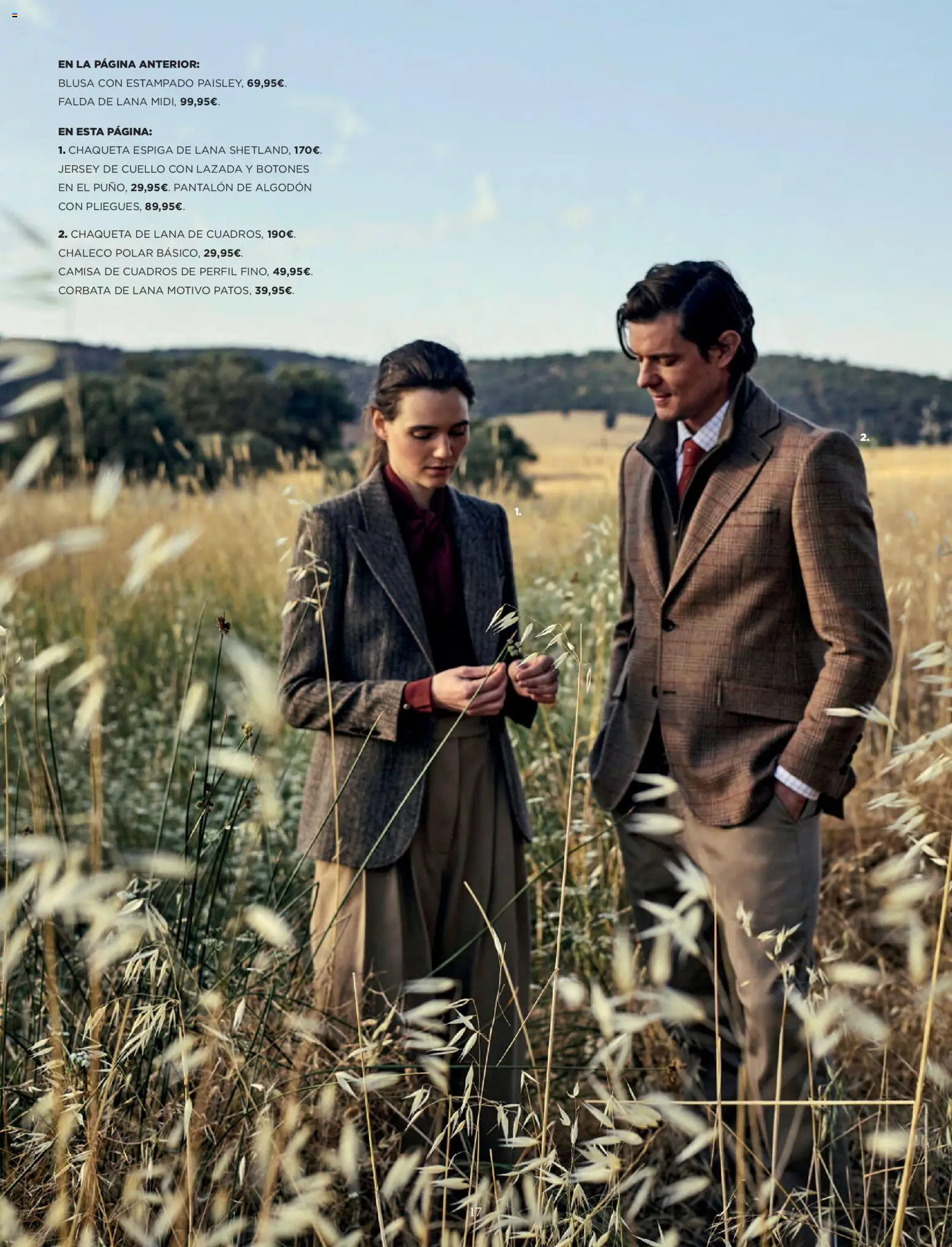 El Corte Inglés La Caza │ válido desde el 01/09/2026 | Página: 17 | Productos: Camisa, Blusa, Chaleco, Algodón