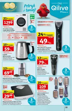 Pogląd oferty "Auchan gazetka - 30 Lat Hipermarket" - ważna od 17.09.2026 | Strona: 35 | Produkty: USB, Suszarka, Golarka, Szczotka