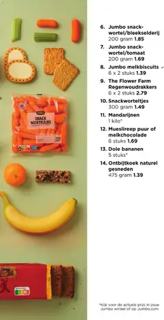 Dole bananen, 5 stuks* - Voorbeeld van een folder van Jumbo, geldig van 24-08-2026 | Pagina: 16 | Producten: Bananen, Mandarijnen, Muesli, Mueslireep