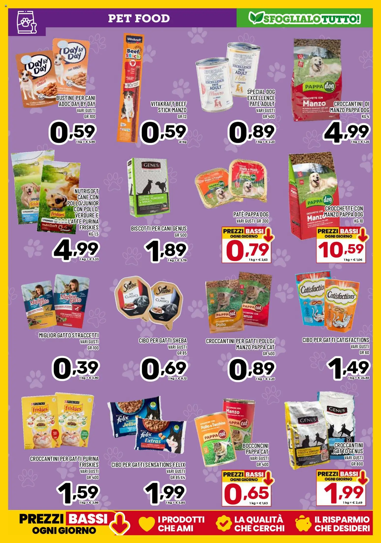Volantino Il Centesimo del 17/07/2026 | Pagina: 12 | Prodotti: Tacchino, Latte, Spinaci, Crocchette
